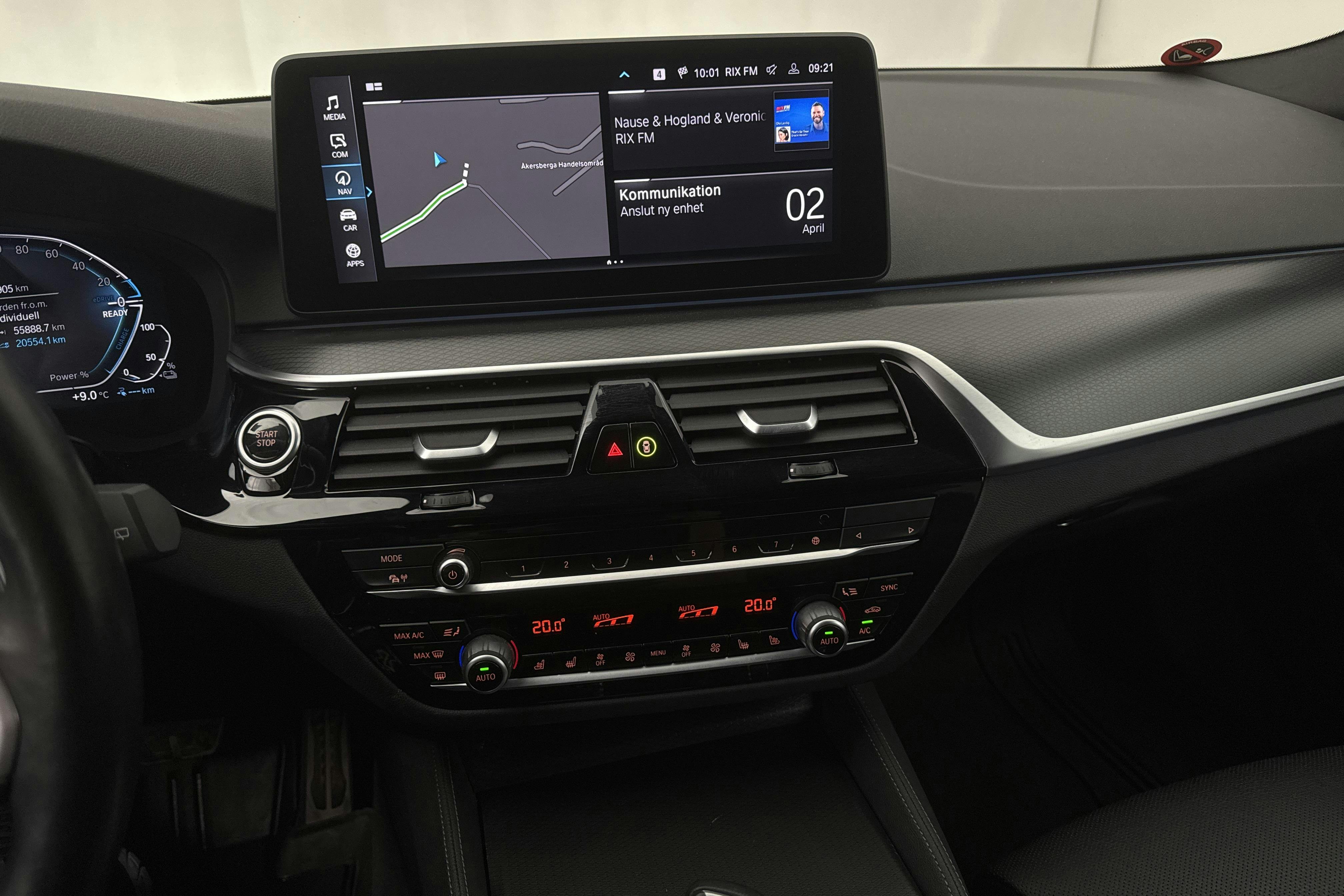 BMW 530e xDrive Touring, G31 12kWh LCI (292hk) - 55 910 km - Automatic - black - 2022
