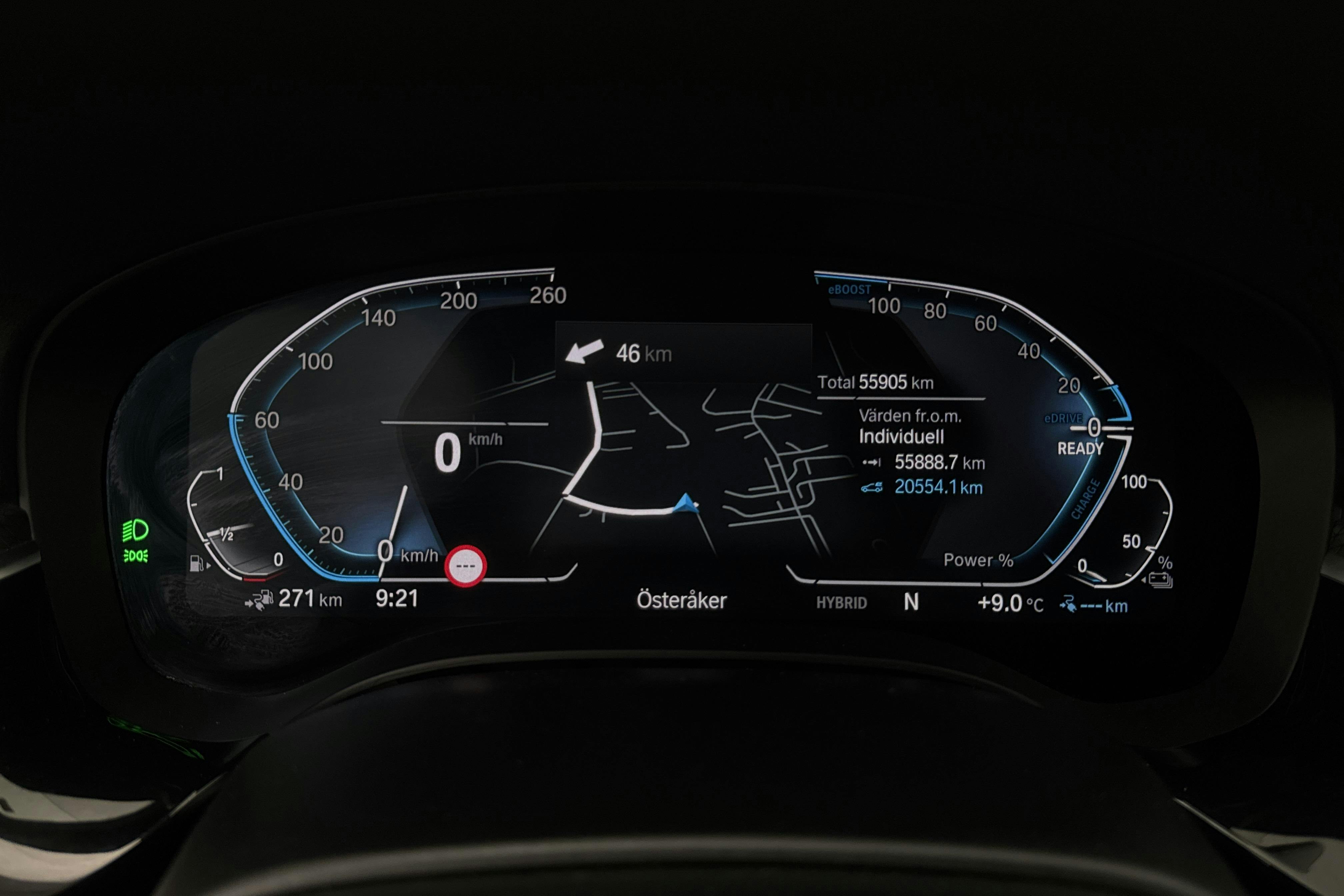 BMW 530e xDrive Touring, G31 12kWh LCI (292hk) - 55 910 km - Automatic - black - 2022