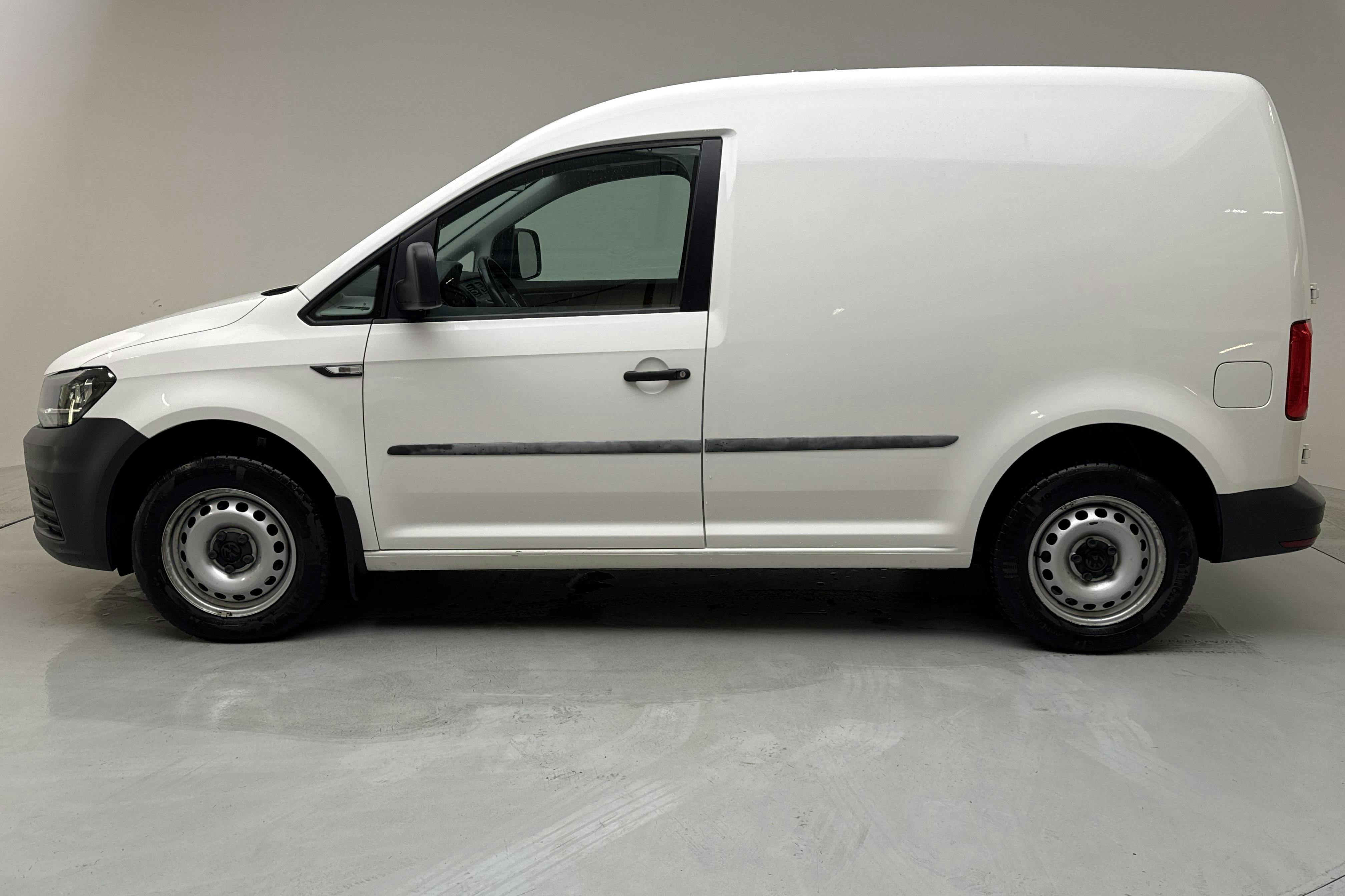 VW Caddy 1.4 TGI Skåp (110hk) - 8 962 mil - Automat - vit - 2018