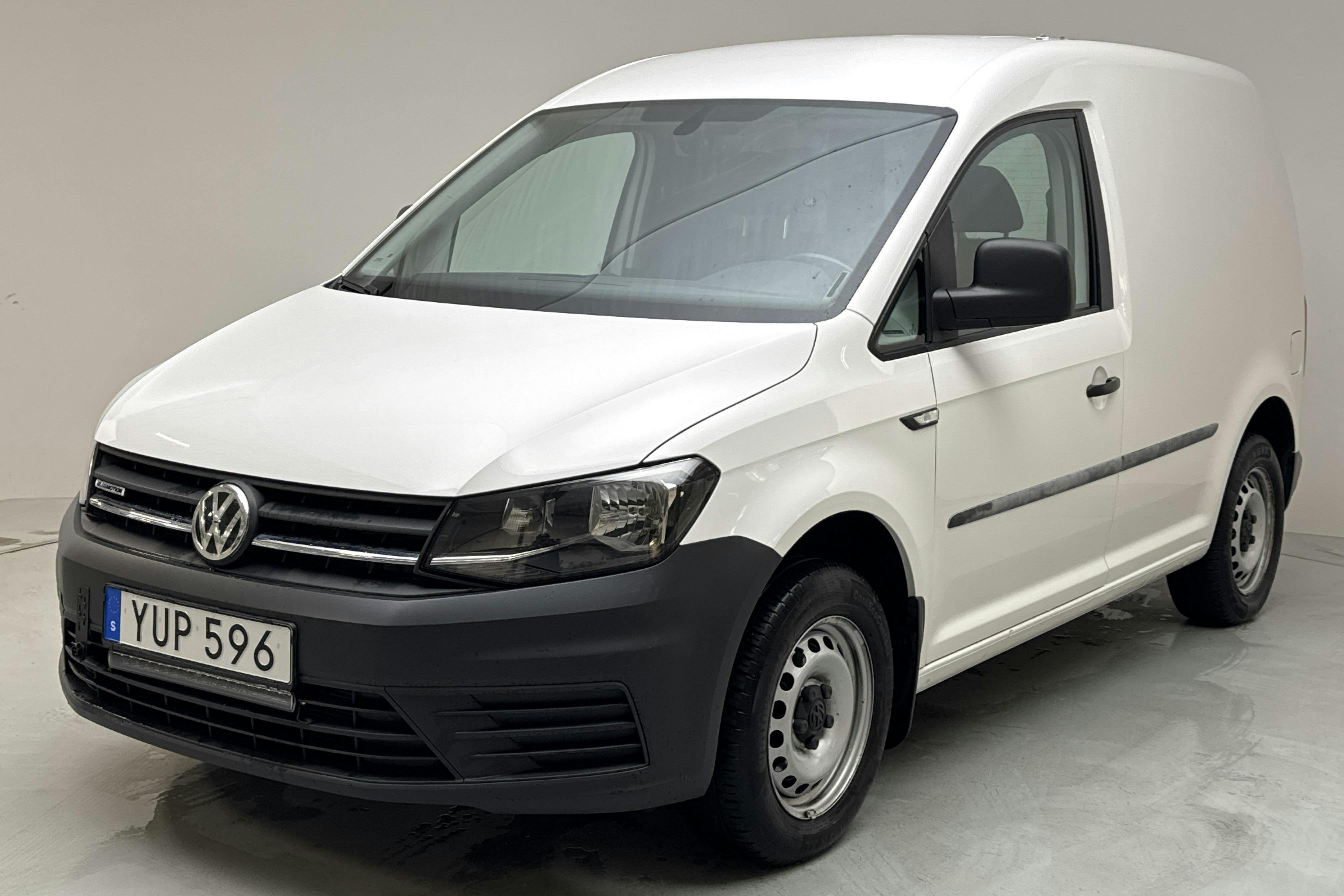VW Caddy 1.4 TGI Skåp (110hk) - 8 962 mil - Automat - vit - 2018