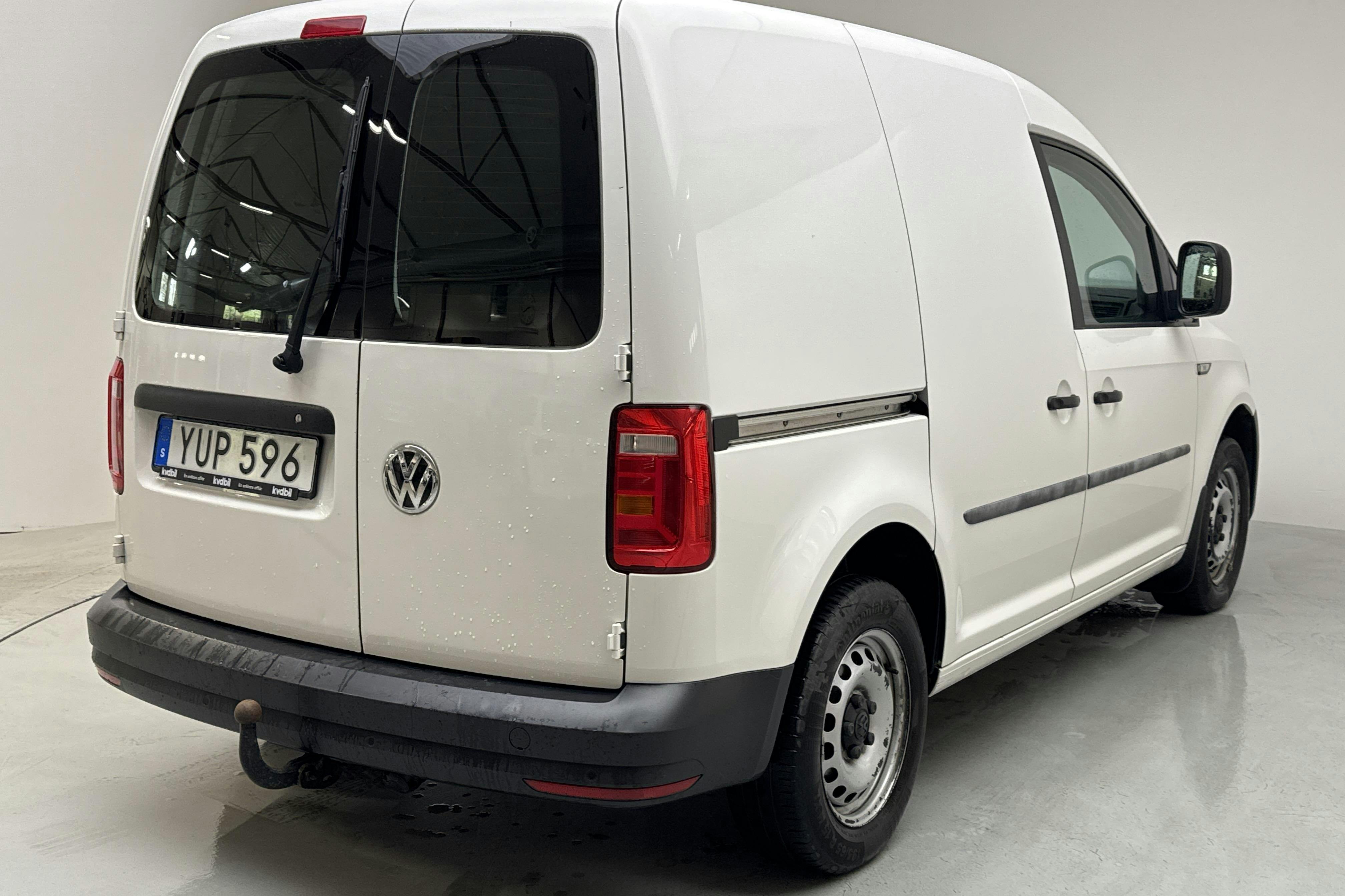 VW Caddy 1.4 TGI Skåp (110hk) - 8 962 mil - Automat - vit - 2018