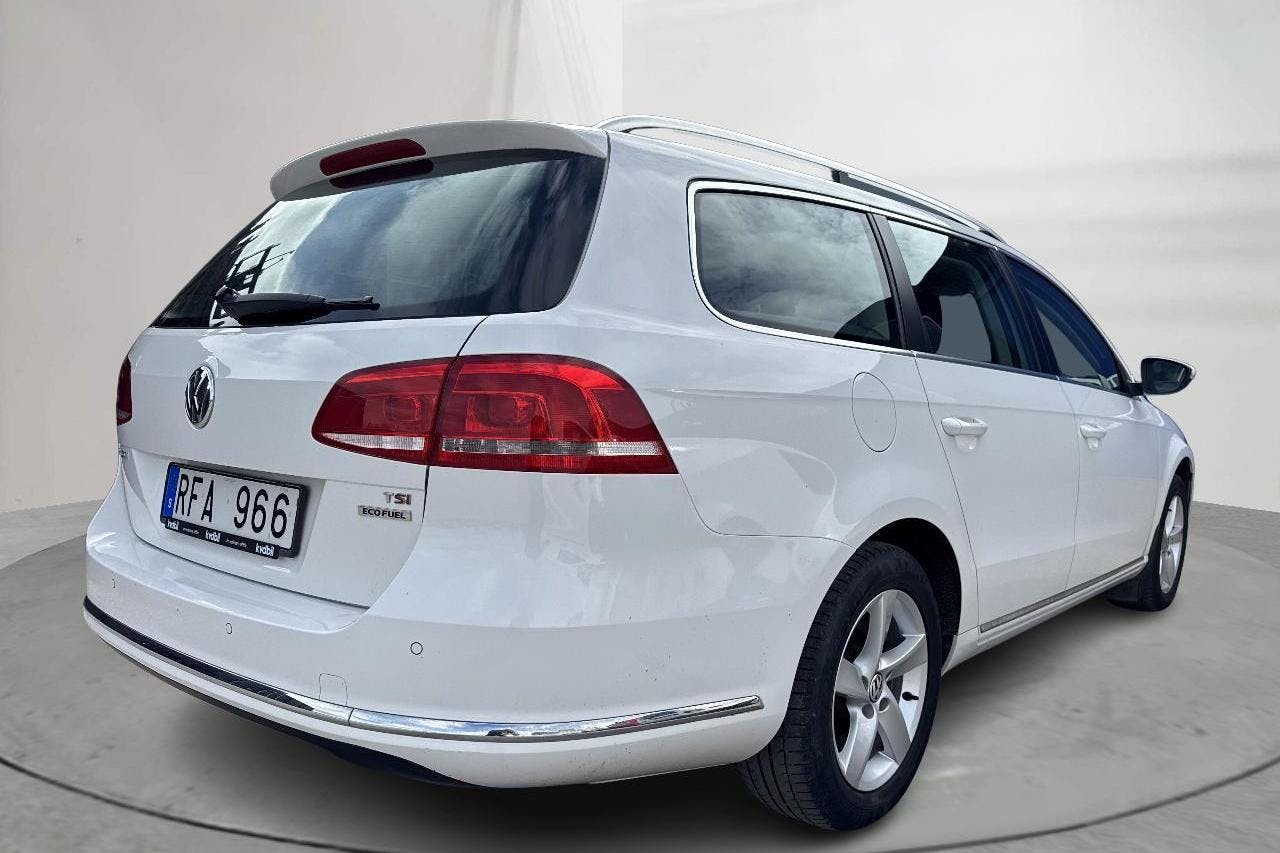 VW Passat 1.4 TSI EcoFuel Variant (150hk) - 6 515 mil - Manuell - vit - 2014