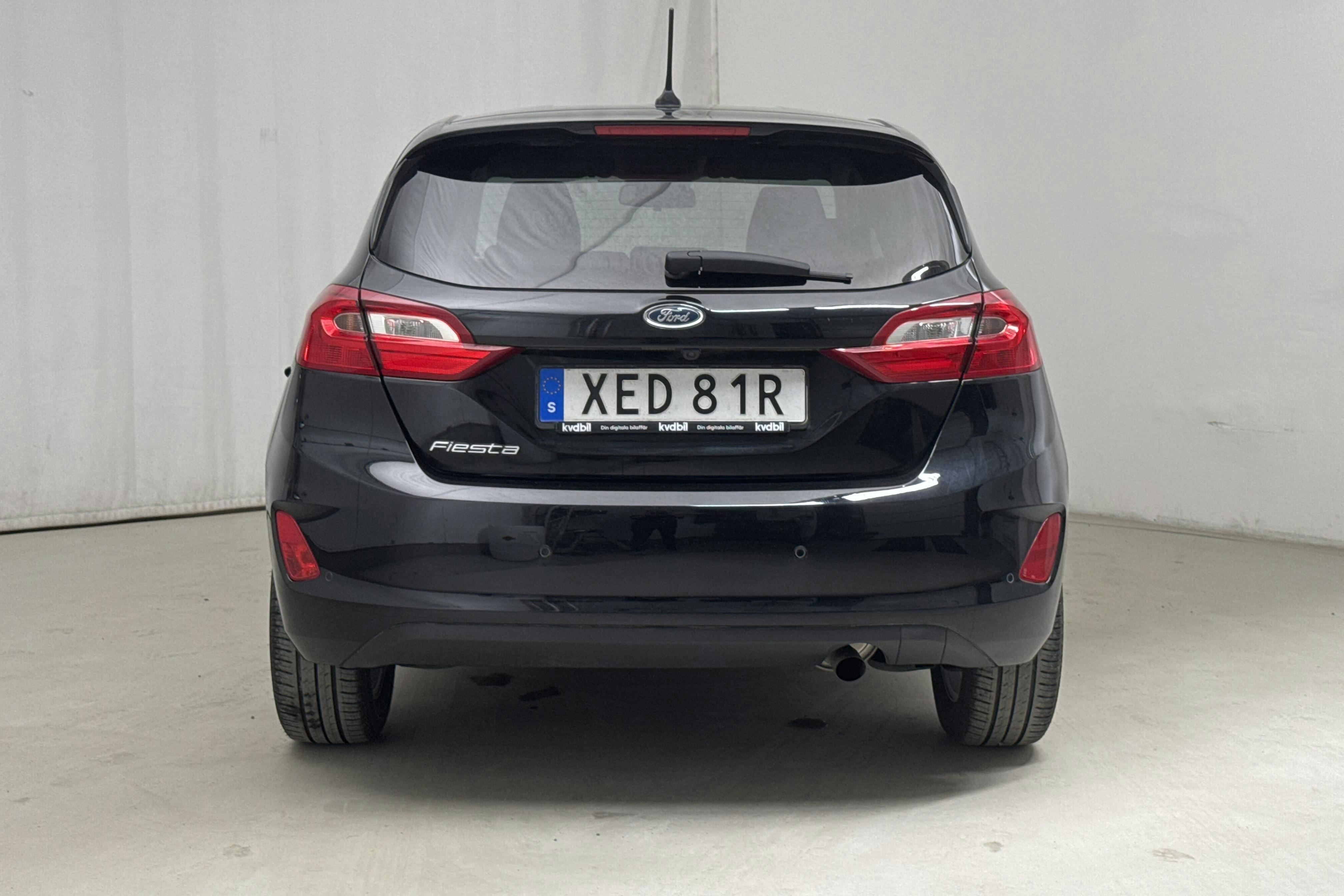 Ford Fiesta 1.0T EcoBoost 5dr (100hk) - 47 720 km - Automaatne - must - 2019