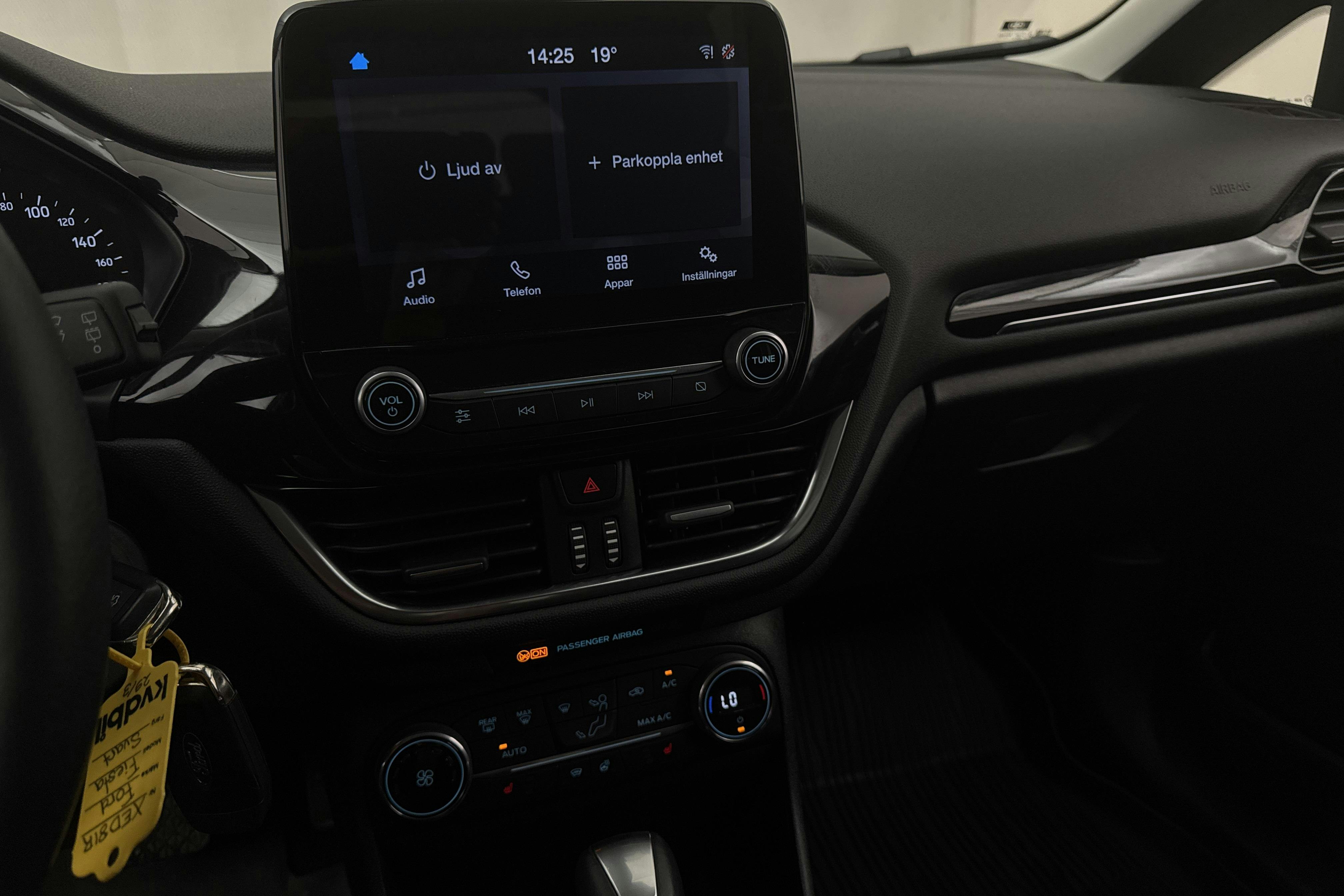 Ford Fiesta 1.0T EcoBoost 5dr (100hk) - 47 720 km - Automaatne - must - 2019