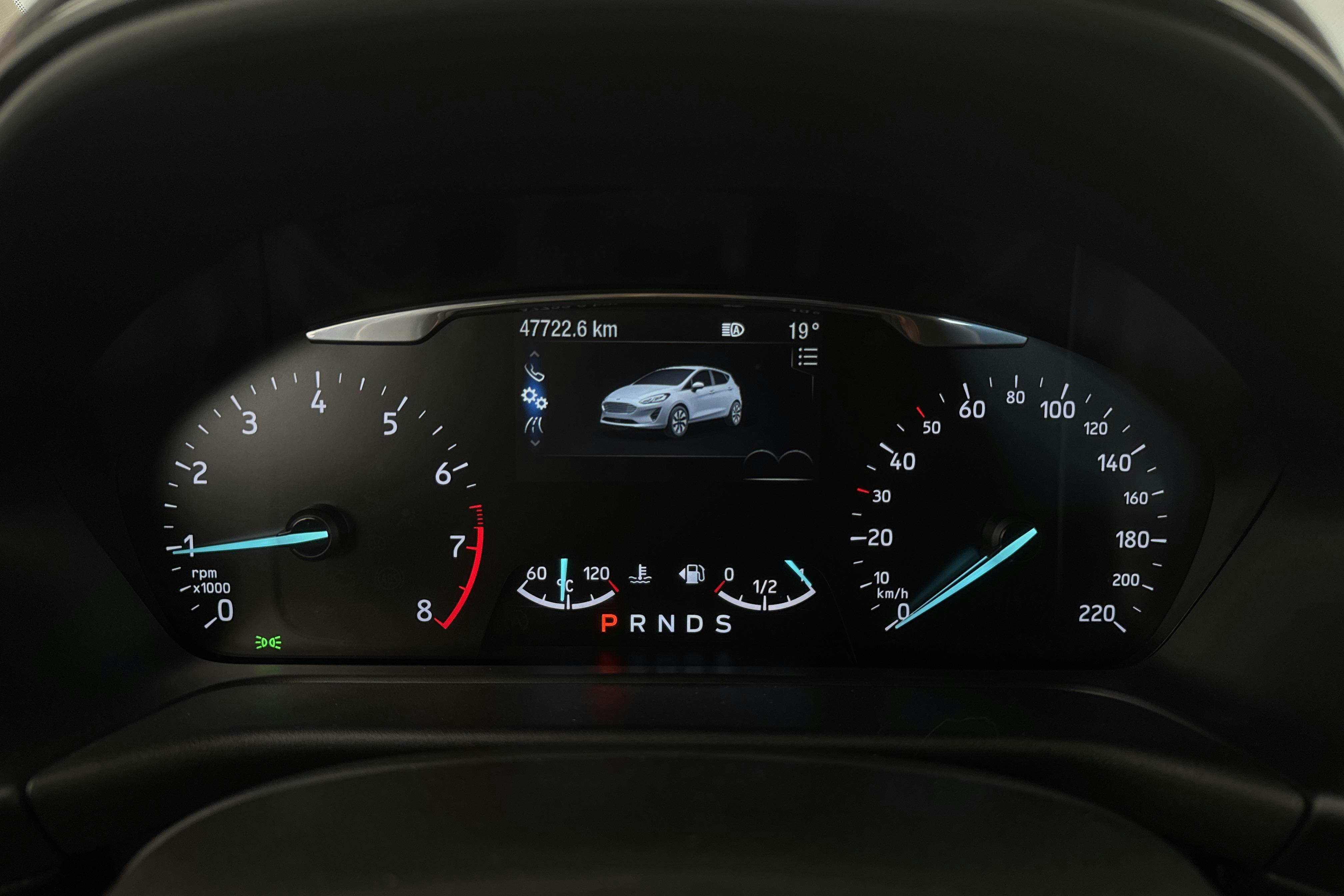 Ford Fiesta 1.0T EcoBoost 5dr (100hk) - 47 720 km - Automaatne - must - 2019