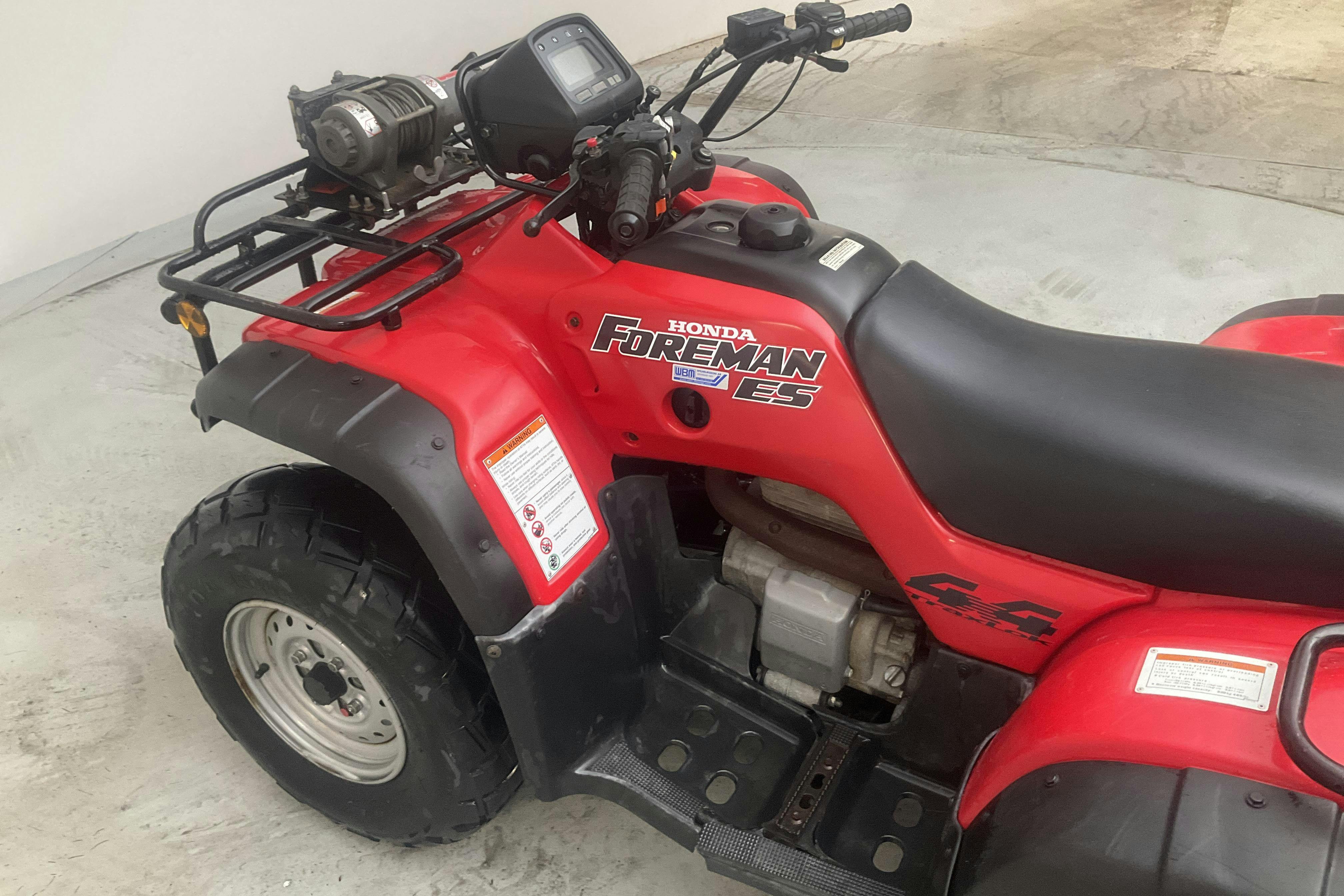 HONDA TRX450 FOREMAN ES ATV - 99 999 mil - Manuell - röd - 2004