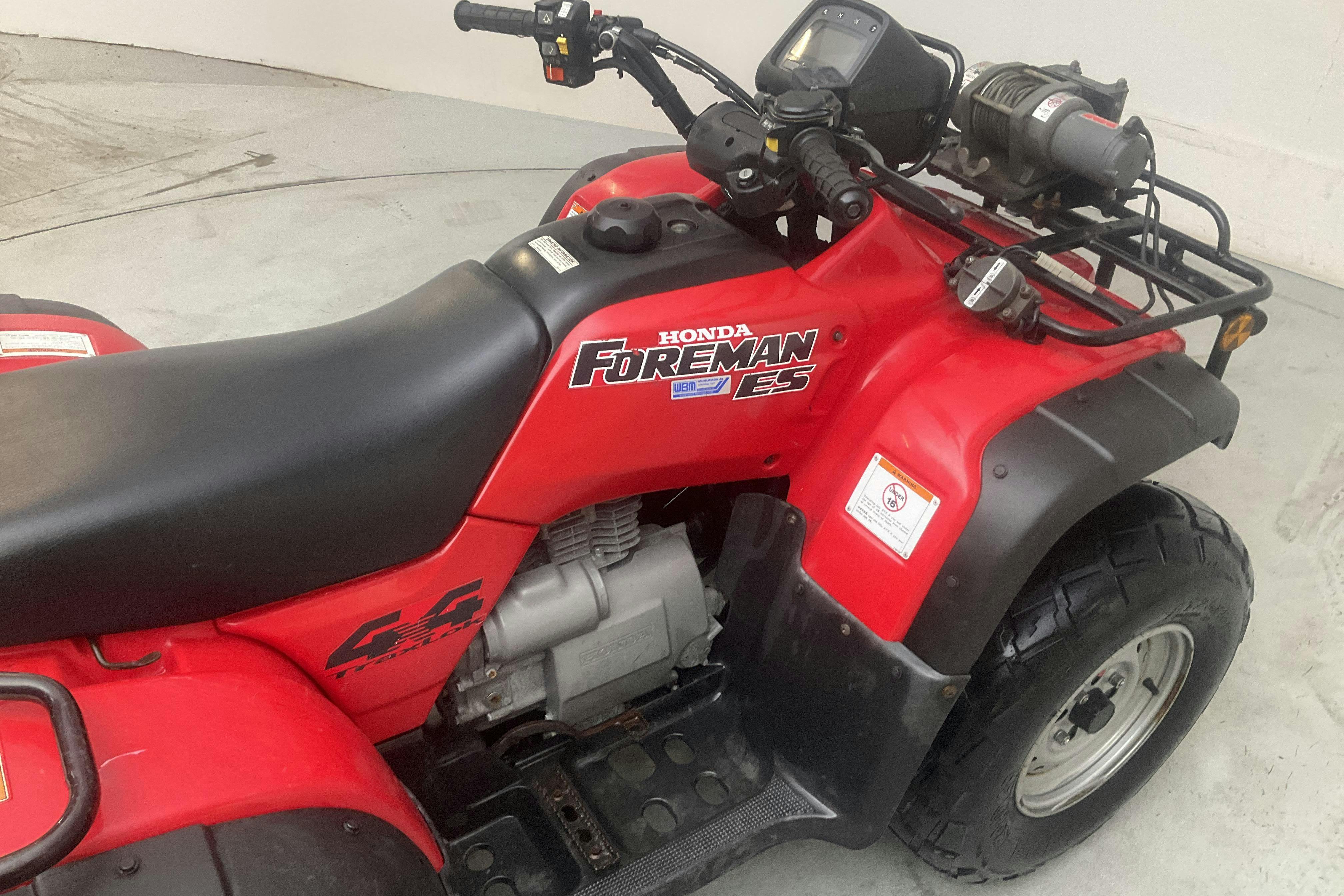 HONDA TRX450 FOREMAN ES ATV - 99 999 mil - Manuell - röd - 2004