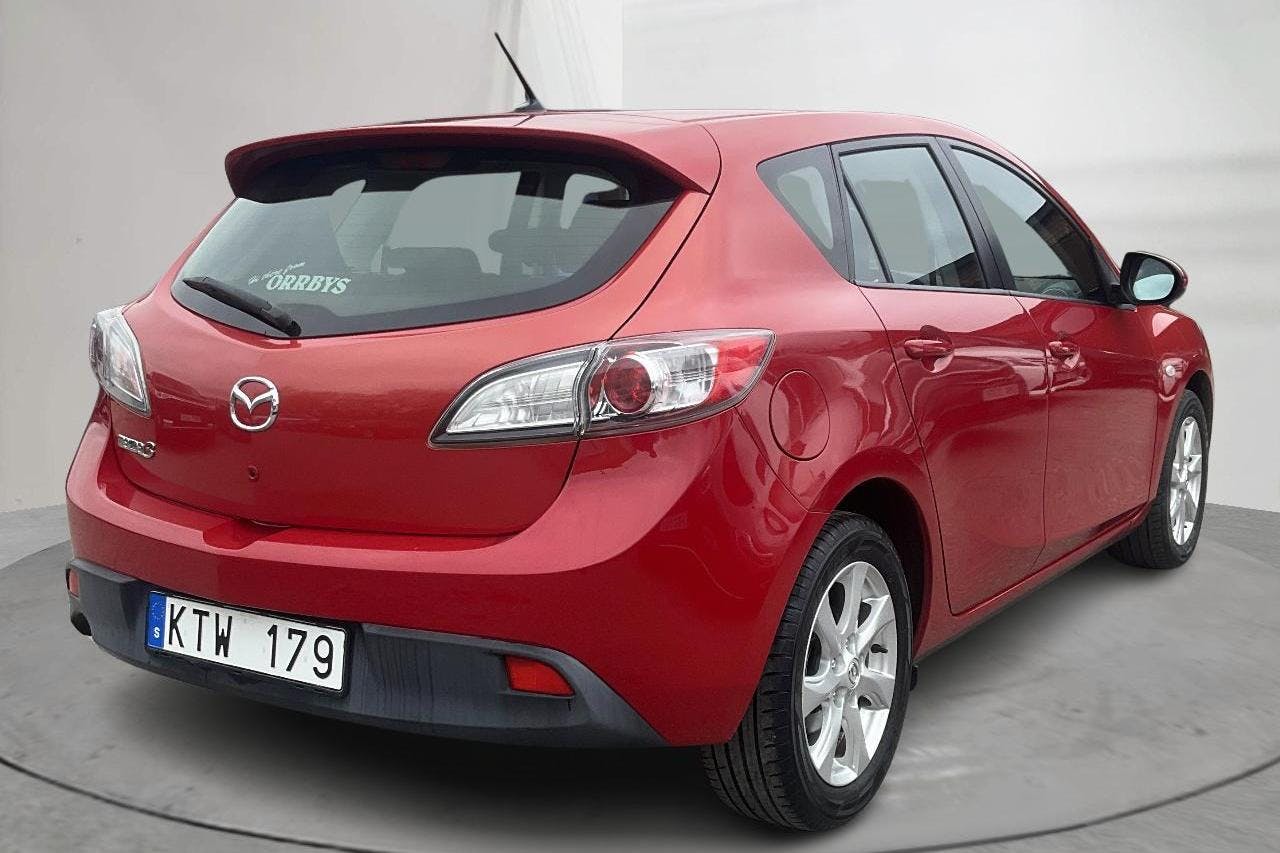 Mazda 3 1.6 5dr (105hk) - 14 380 mil - Manuell - röd - 2010