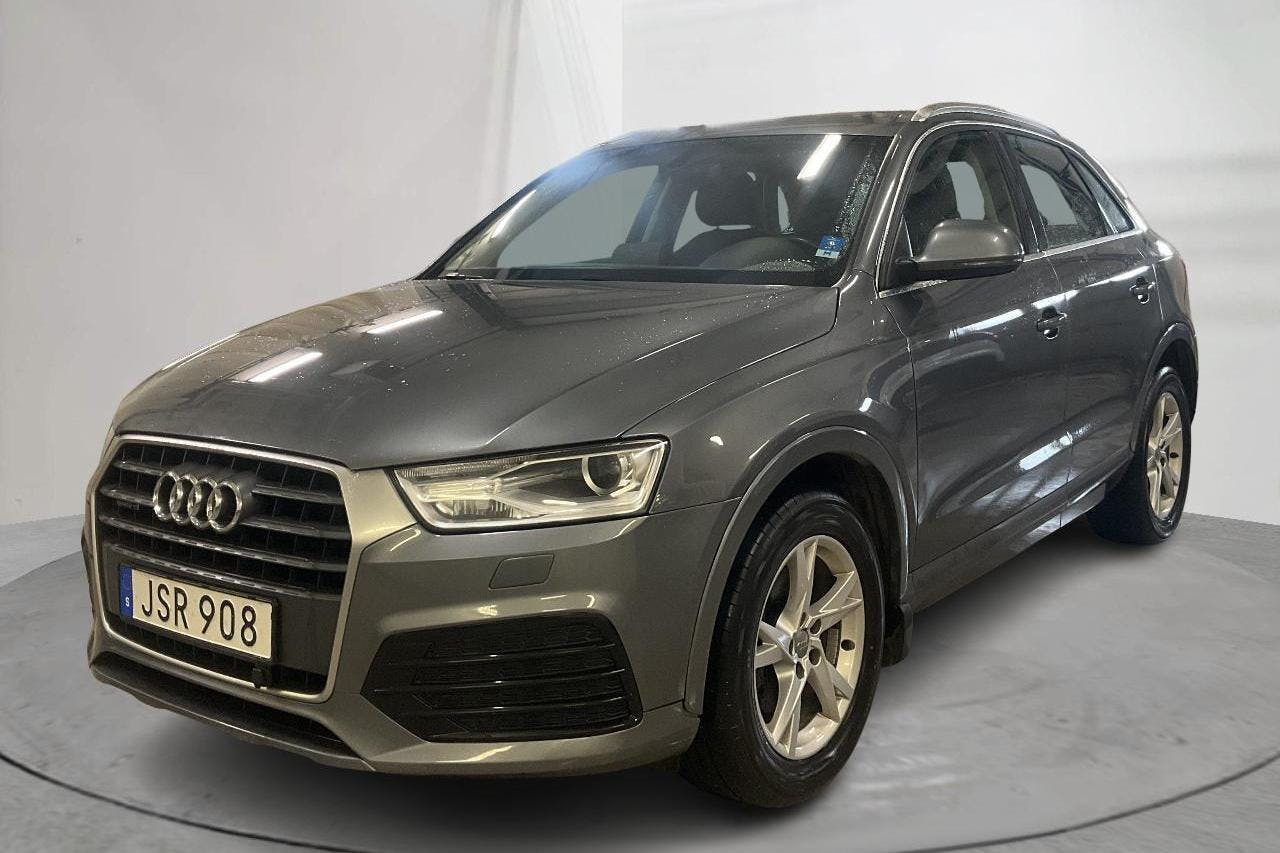 Audi Q3 2.0 TDI quattro (150hk) - 18 012 mil - Automat - grå - 2018