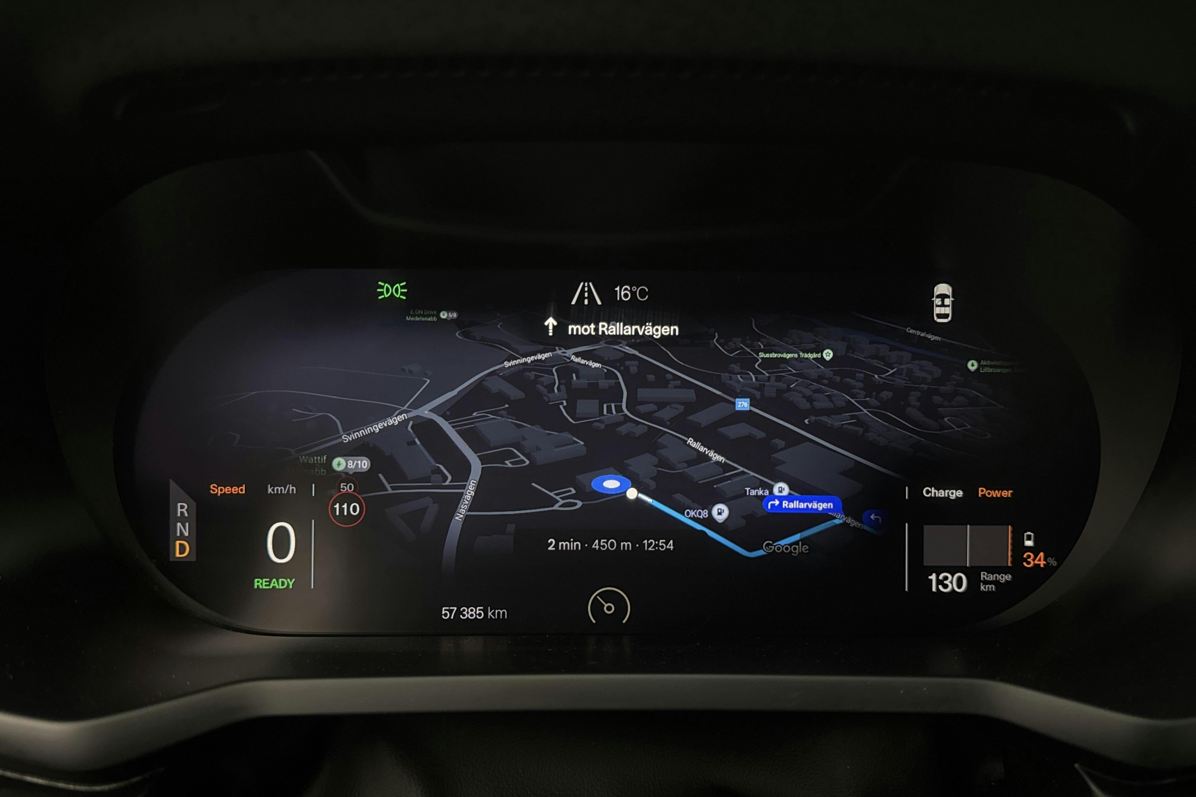 Polestar 2 Long range Dual motor (408hk) - 5 739 mil - Automat - grå - 2022