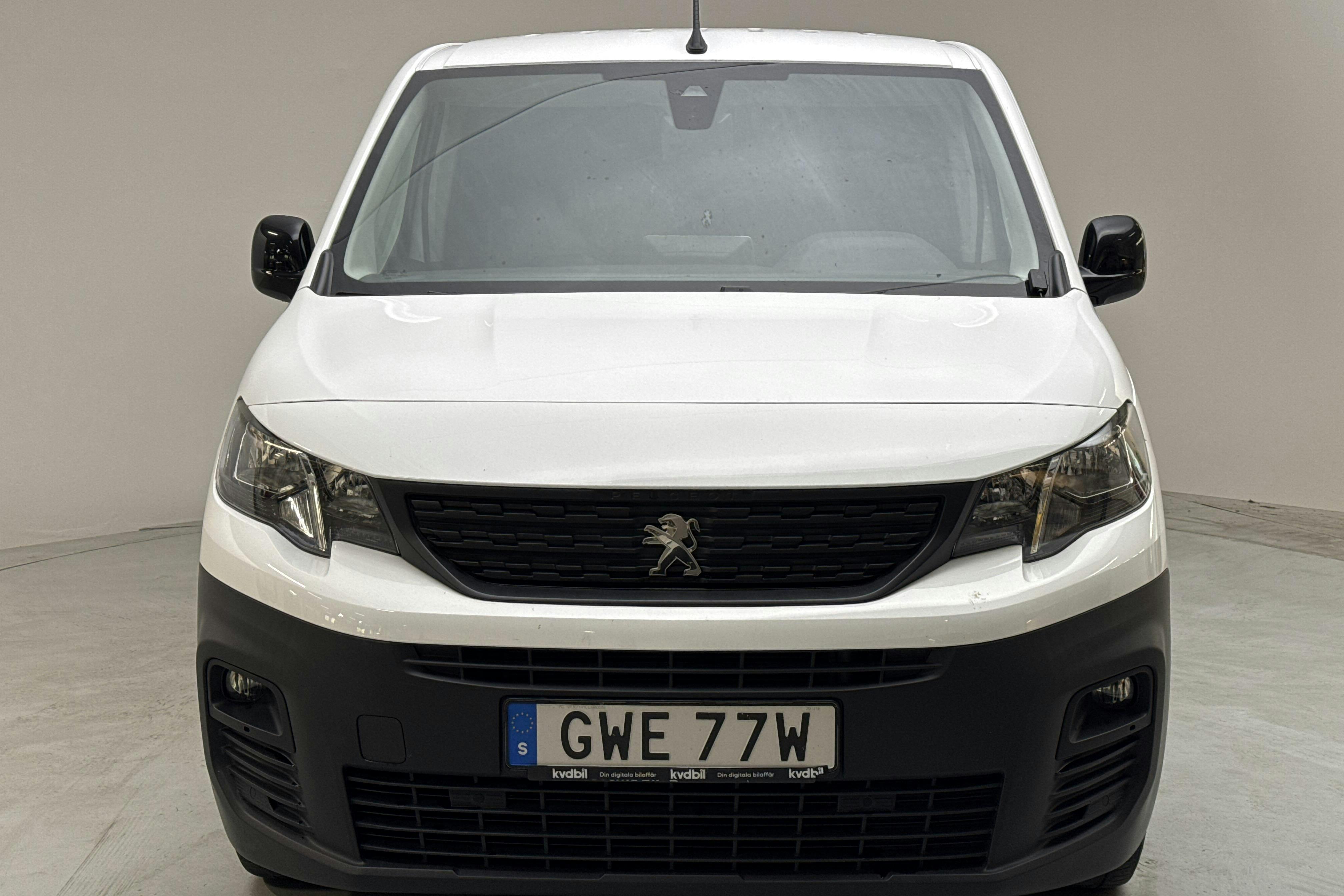 Peugeot Partner 1.5 HDI Skåp (100hk) - 5 993 mil - Manuell - vit - 2021