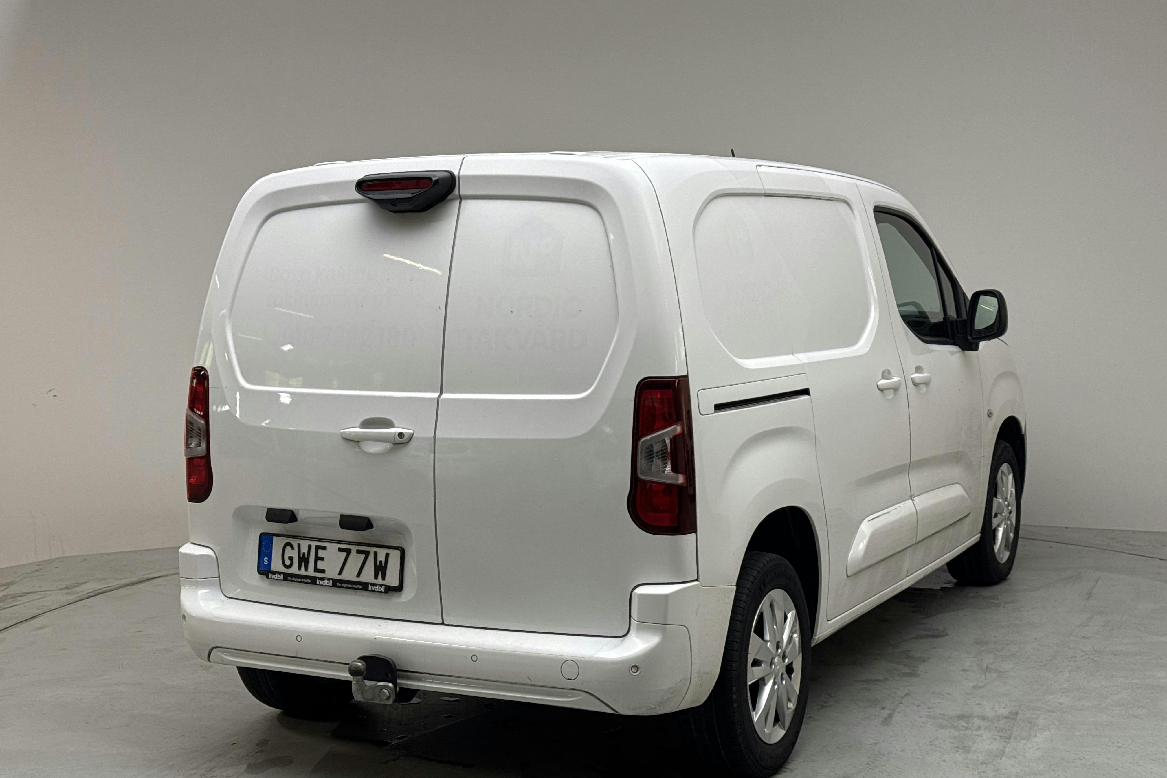 Peugeot Partner 1.5 HDI Skåp (100hk) - 5 993 mil - Manuell - vit - 2021