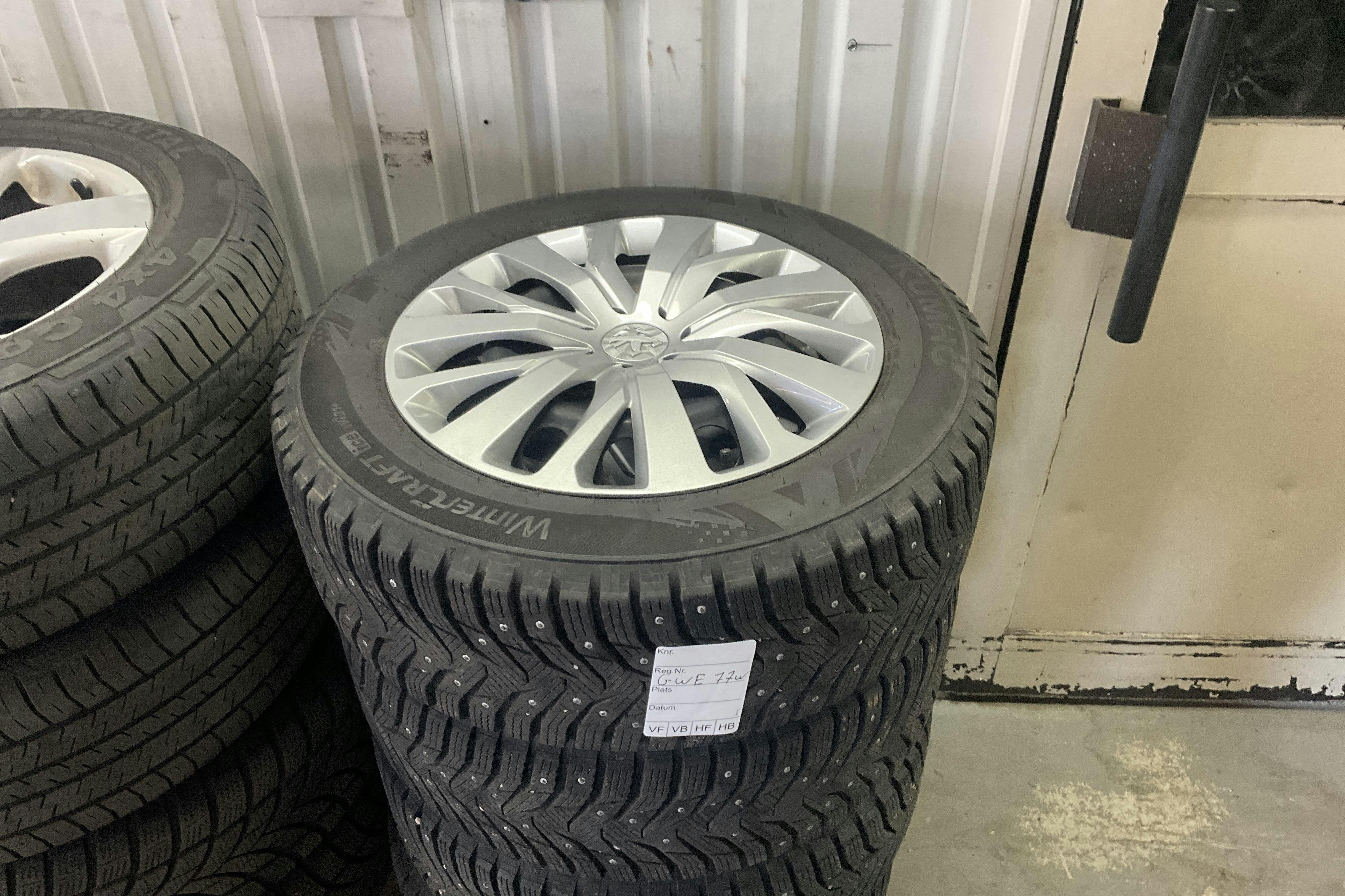 Peugeot Partner 1.5 HDI Skåp (100hk) - 5 993 mil - Manuell - vit - 2021