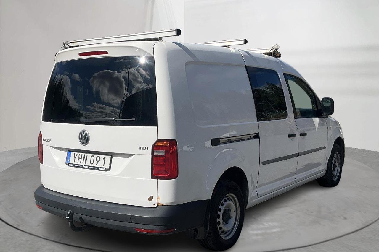 VW Caddy 2.0 TDI Maxi Skåp (102hk) - 14 936 mil - Manuell - vit - 2017