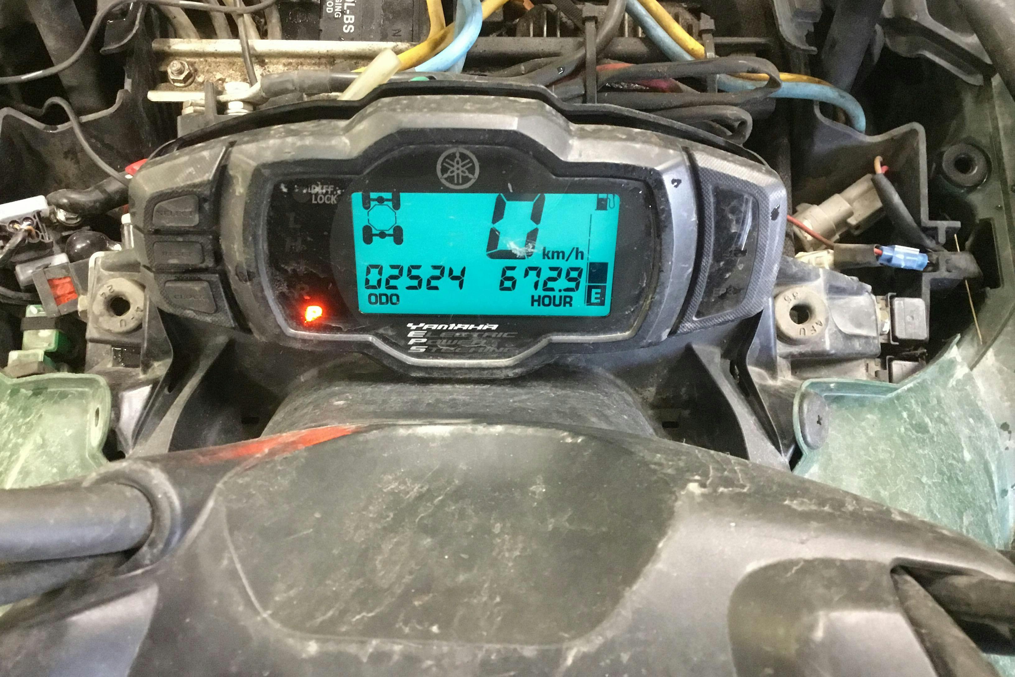 YAMAHA YFM700FGPWL YFM700 FI GRIZZLY ATV - 253 mil - Automat - grön - 2007