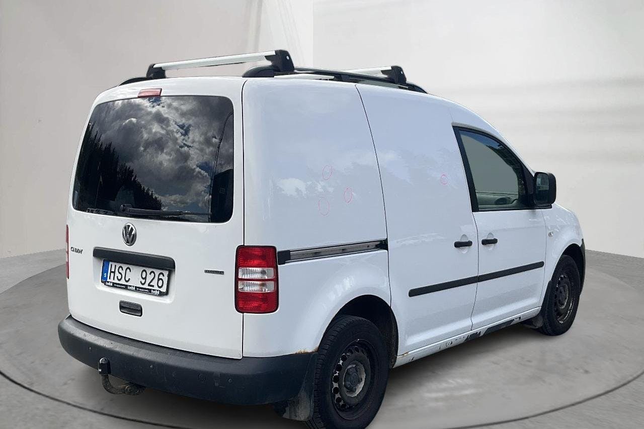 VW Caddy 2.0 Ecofuel Skåp (109hk) - 12 076 mil - Manuell - vit - 2013