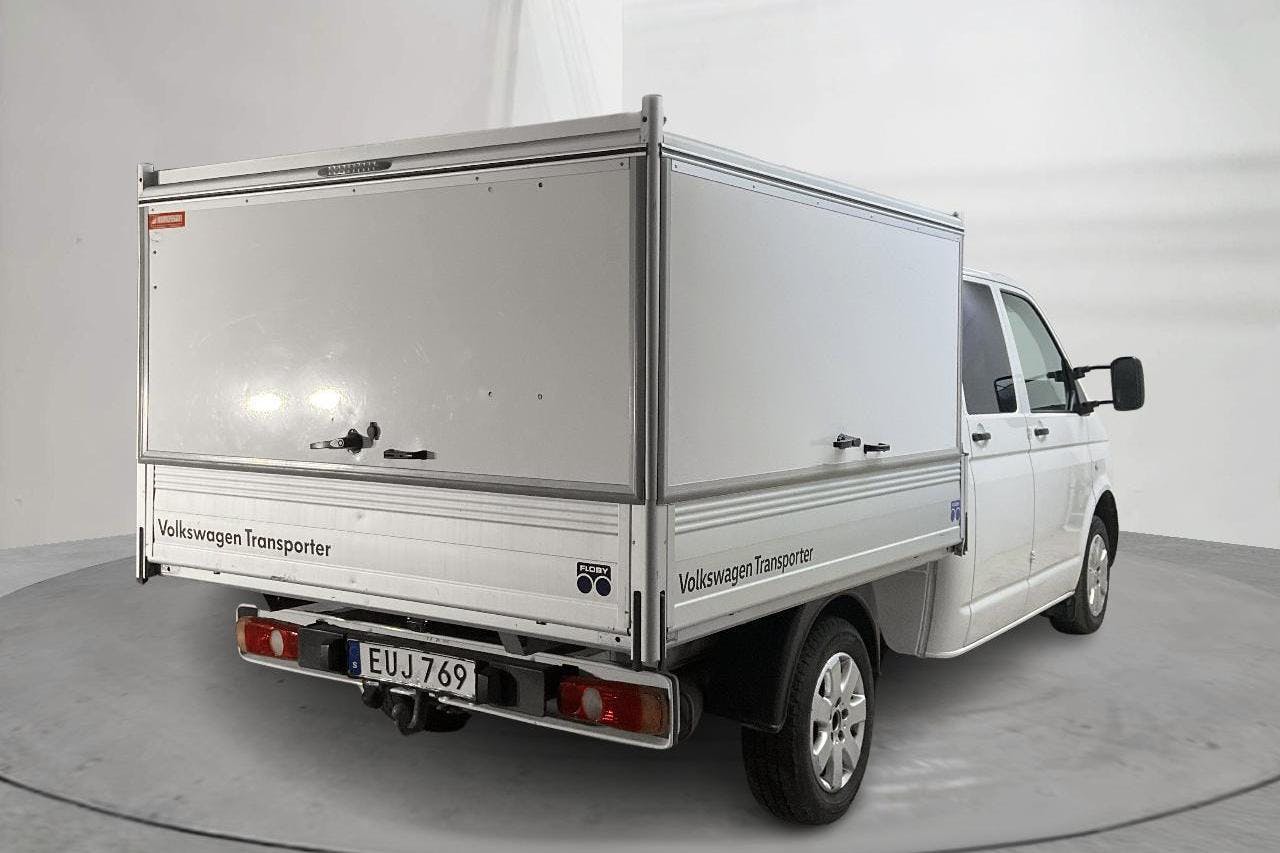 VW Transporter T5 2.0 TDI Pickup 4MOTION (140hk) - 10 054 mil - Manuell - vit - 2015