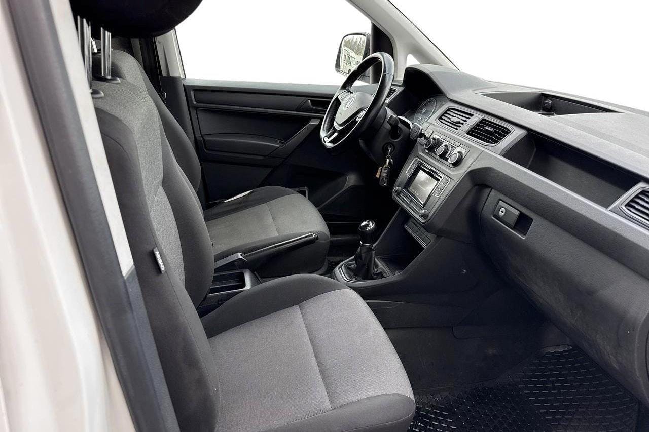 VW Caddy 1.0 TSI Skåp (102hk) - 22 387 mil - Manuell - vit - 2016