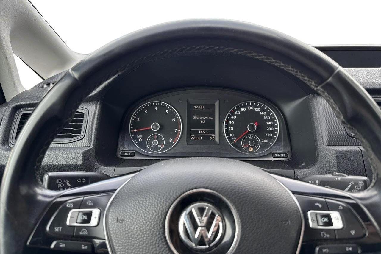 VW Caddy 1.0 TSI Skåp (102hk) - 22 387 mil - Manuell - vit - 2016
