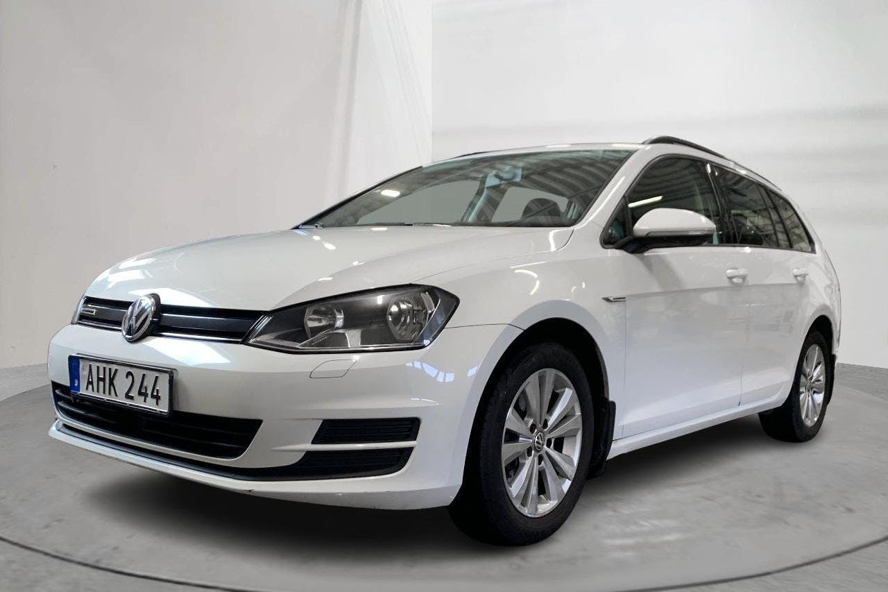 VW Golf VII 1.4 TGI BlueMotion Sportscombi (110hk) - 199 390 km - Käsitsi - valge - 2015