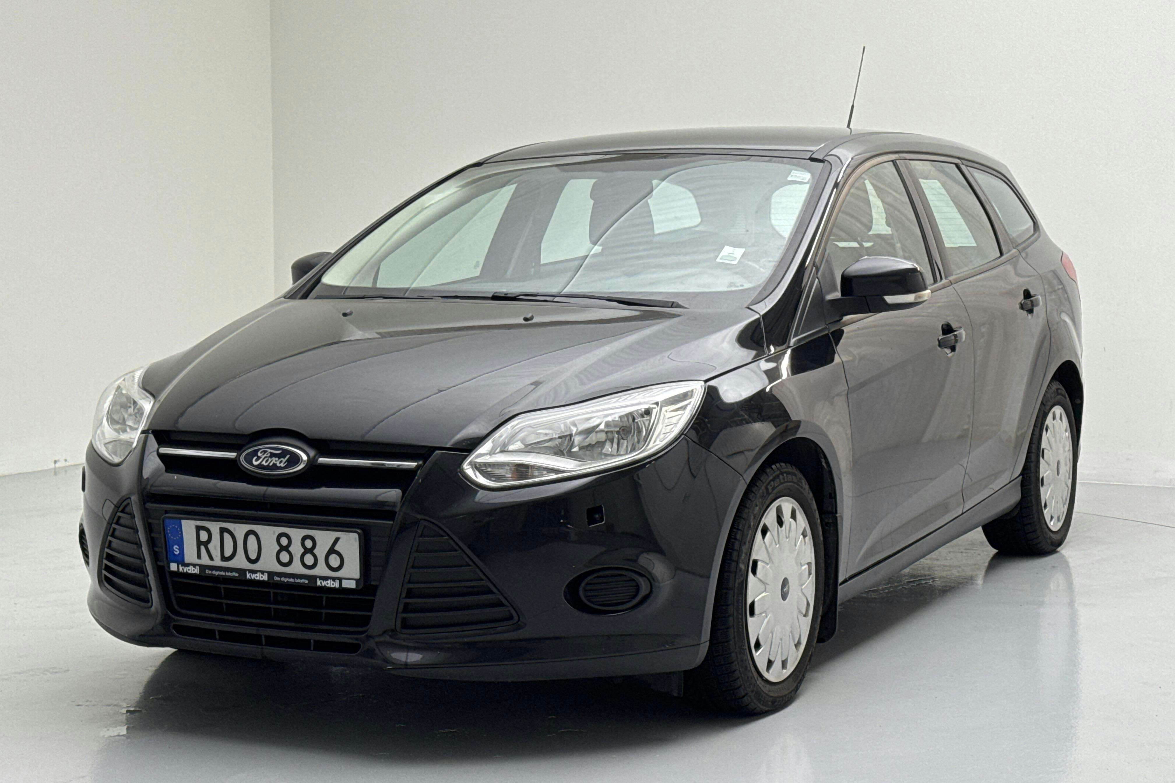 Ford Focus 1.6 TDCi ECOnetic Kombi (105hk) - 106 160 km - Manual - black - 2014