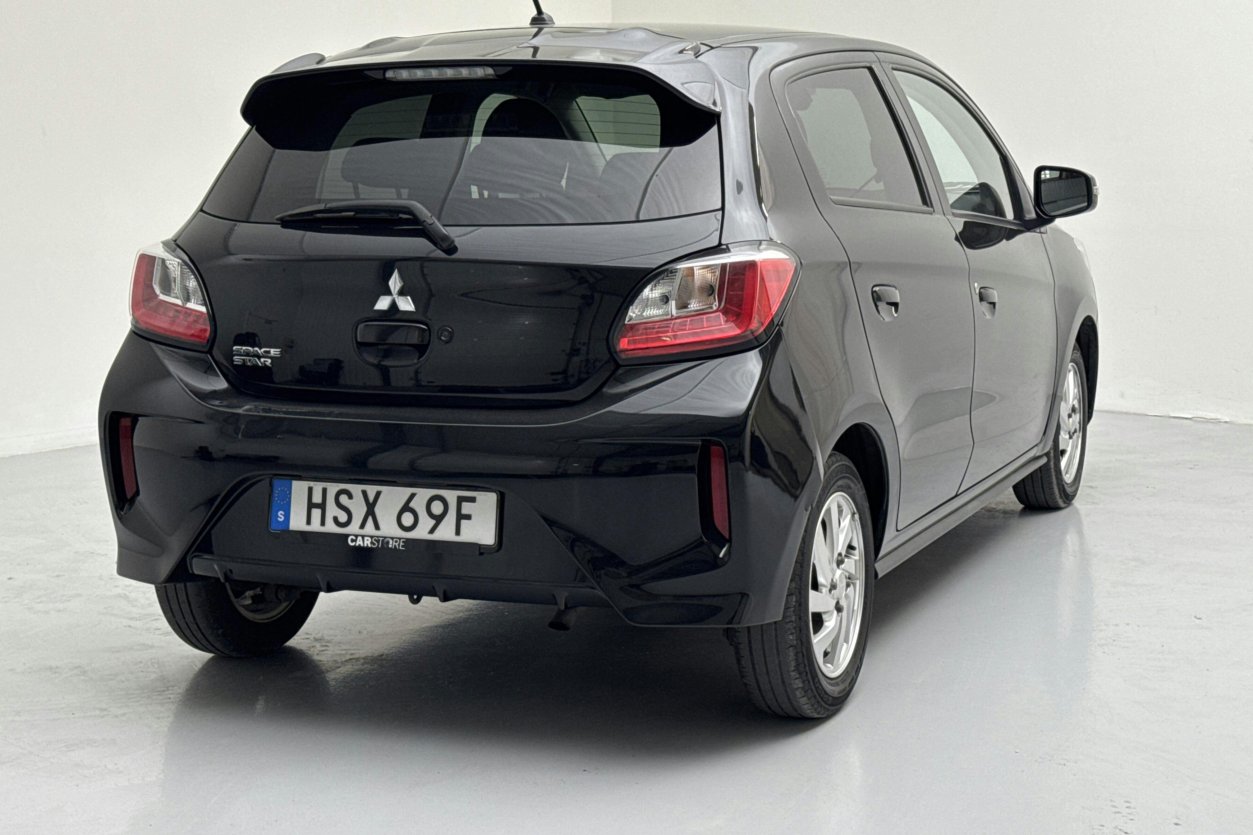 Mitsubishi Space Star 1.2 5dr (80hk) - 9 556 mil - Automat - svart - 2020