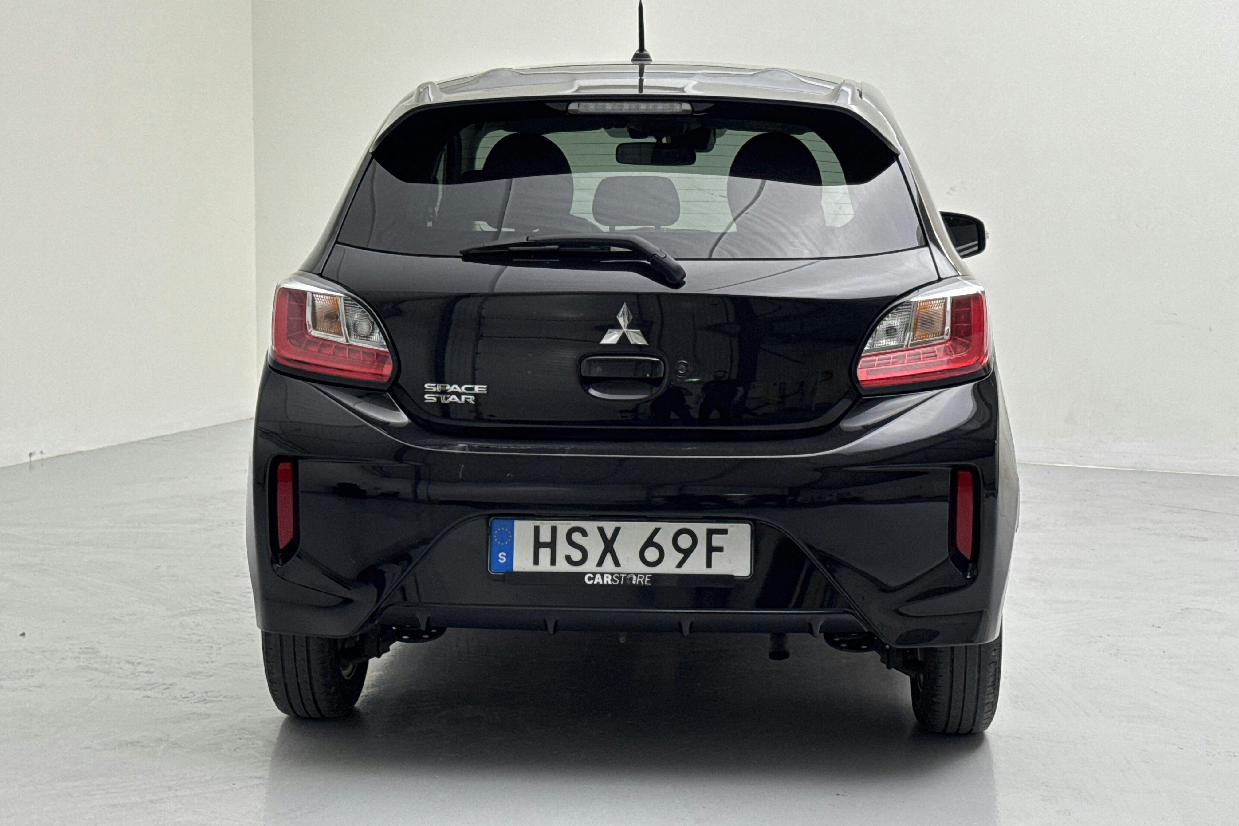 Mitsubishi Space Star 1.2 5dr (80hk) - 9 556 mil - Automat - svart - 2020