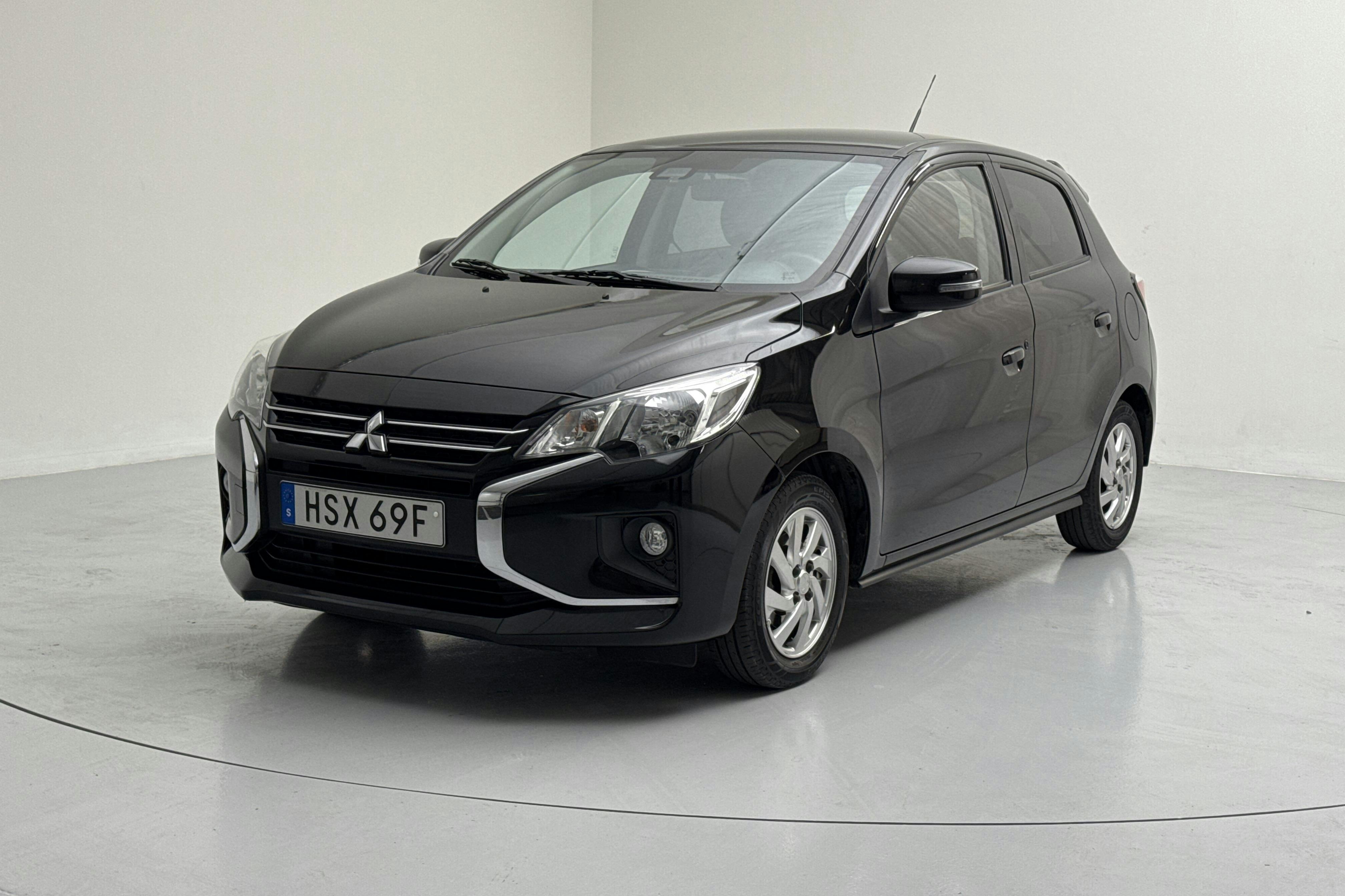 Mitsubishi Space Star 1.2 5dr (80hk) - 95 560 km - Automatic - black - 2020