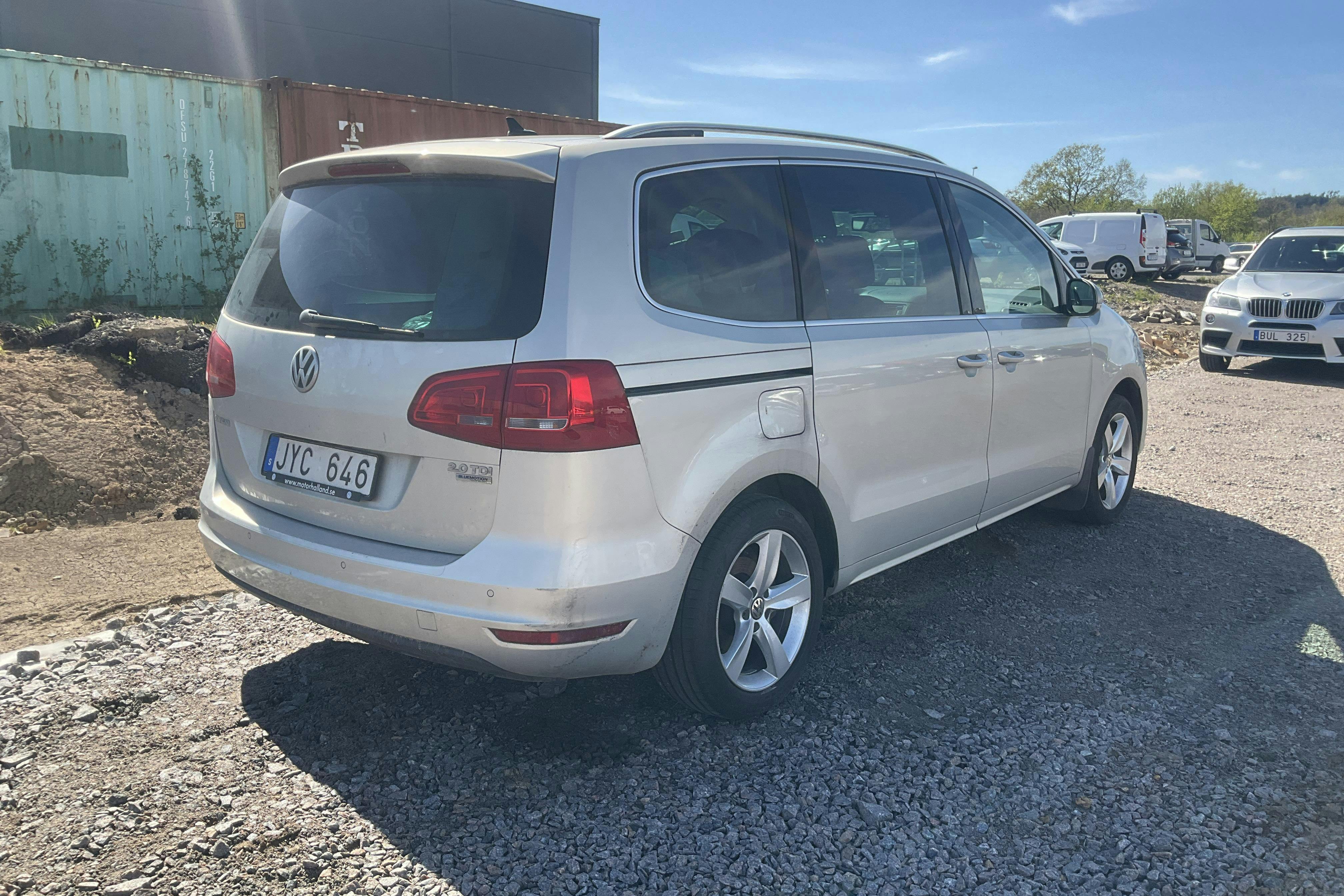 VW Sharan 2.0 TDI BlueMotion Technology (140hk) - 22 514 mil - Automat - silver - 2012