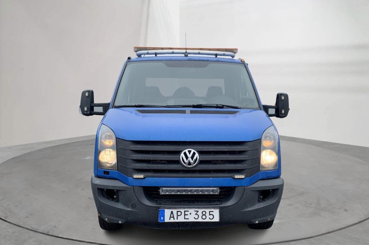 VW Crafter 35 2.0 TDI Flak (163hk) - 43 619 mil - Manuell - vit - 2015