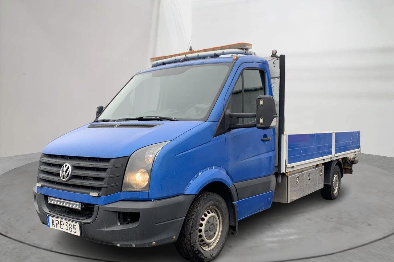 VW Crafter 35 2.0 TDI Flak (163hk) - 43 619 mil - Manuell - vit - 2015