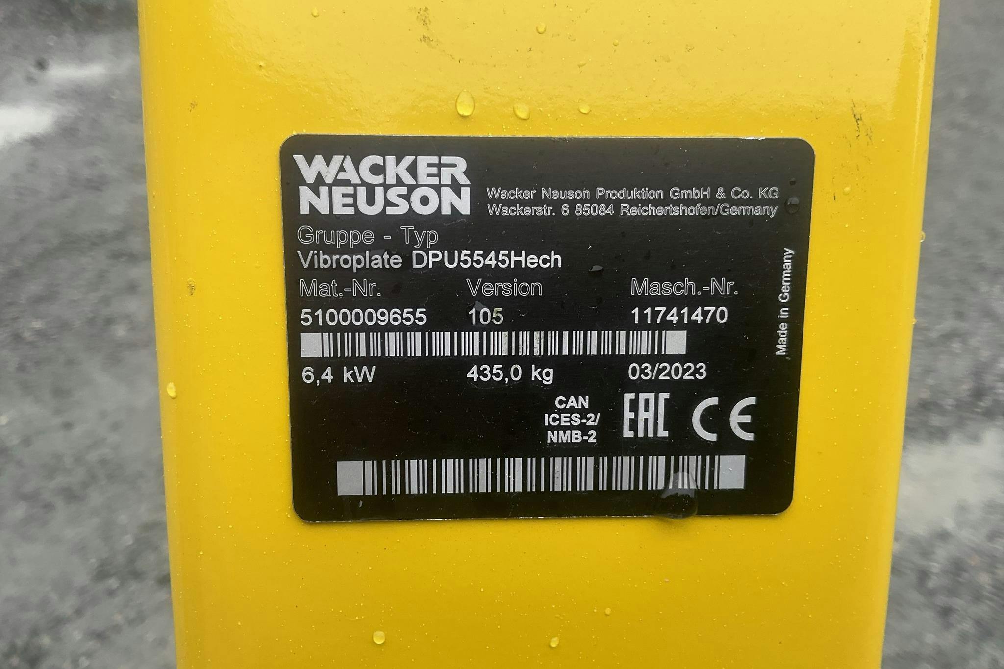 Wacker Neuson DPU5545 -  - 2023