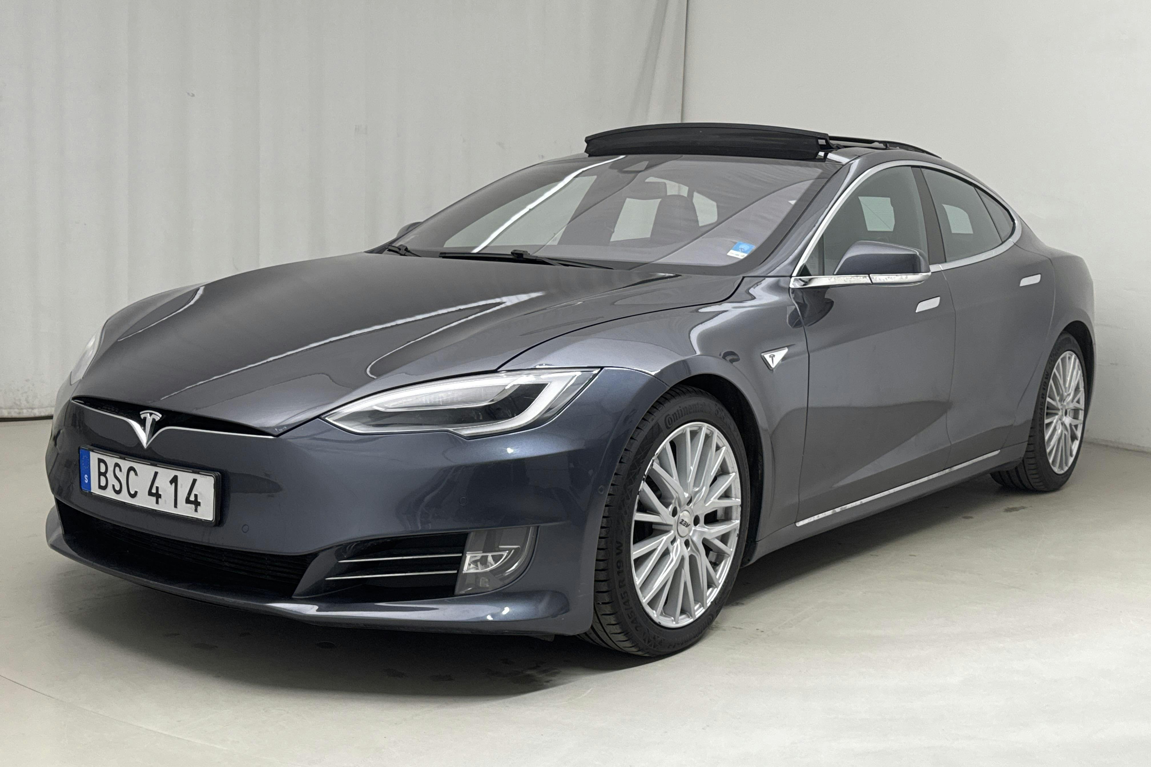 Tesla Model S 75D - 15 771 mil - Automat - grå - 2016