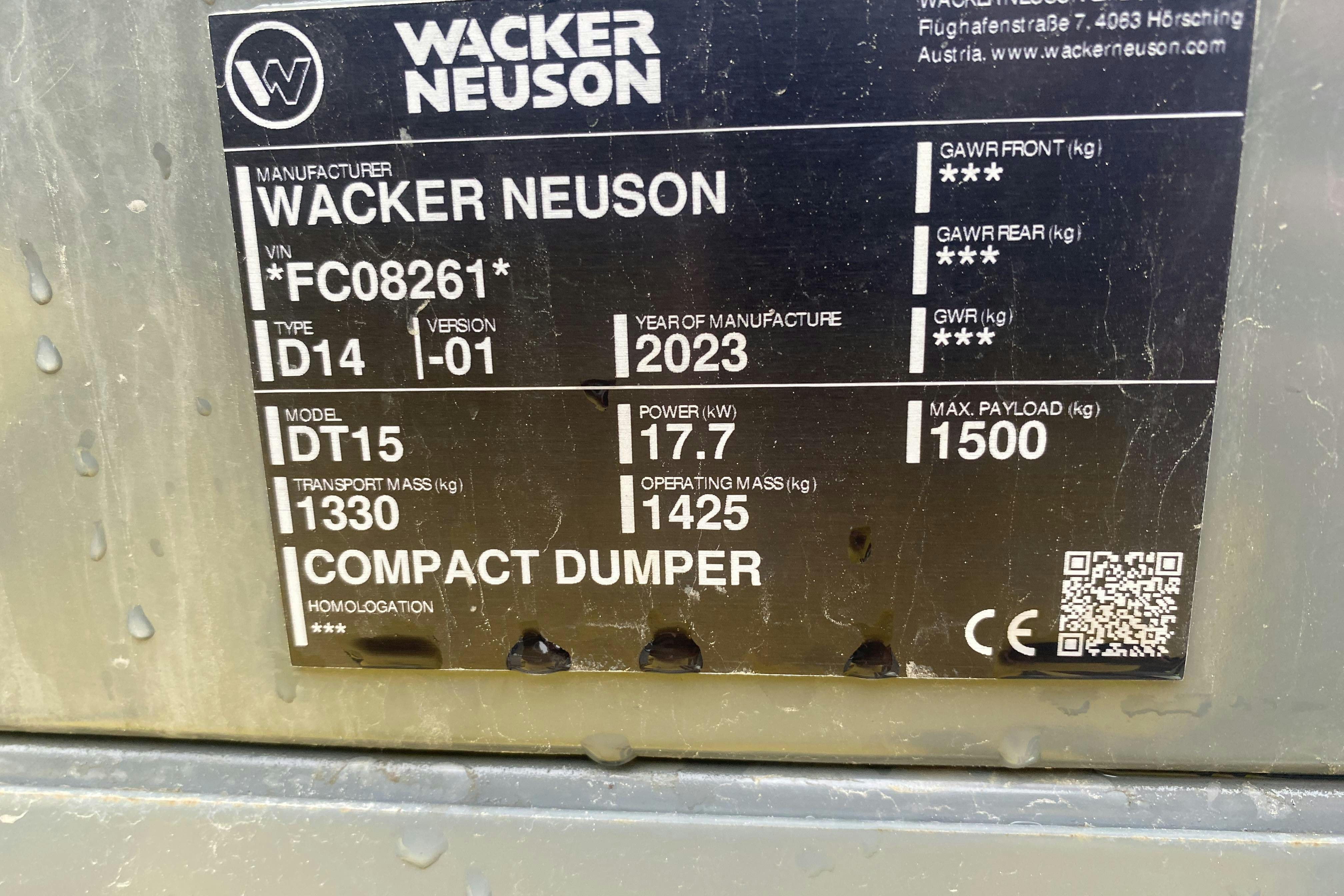 Wacker Neuson DT15 -  - 2023