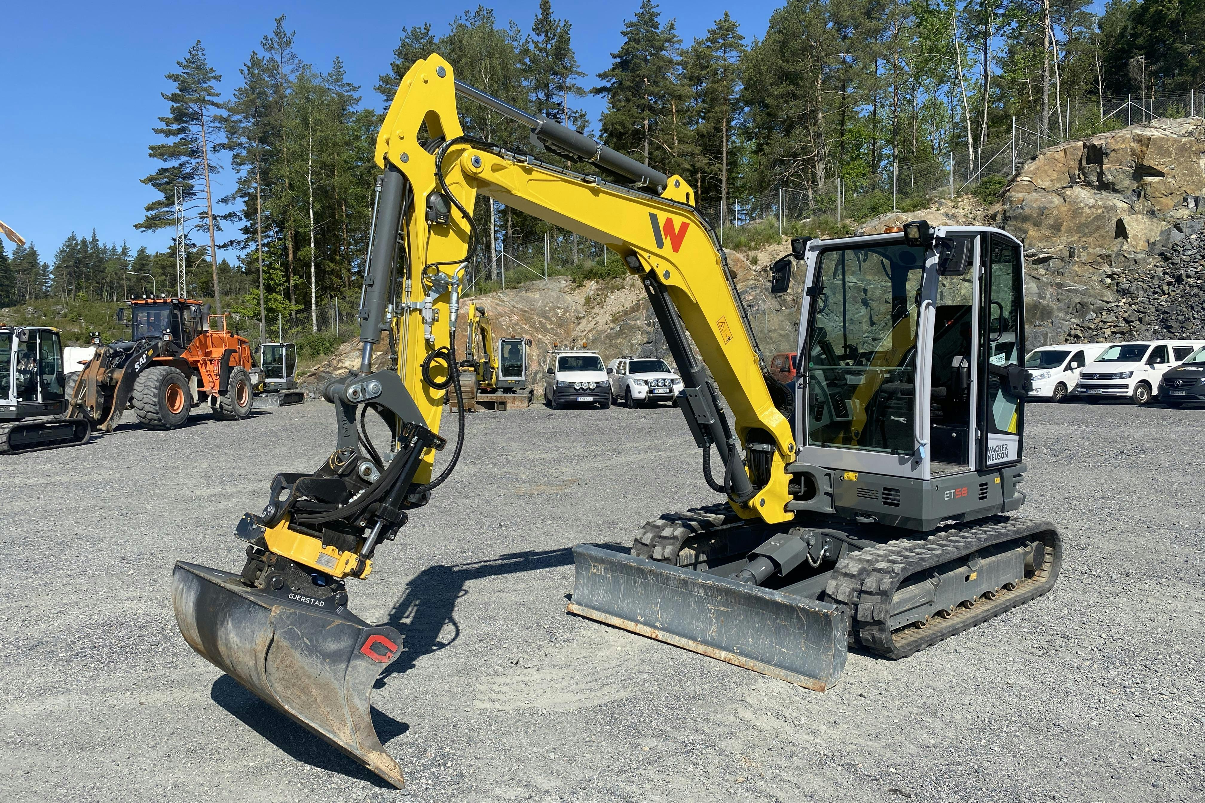 Wacker Neuson ET58 Minigrävare - 3 skopor -  - 2023