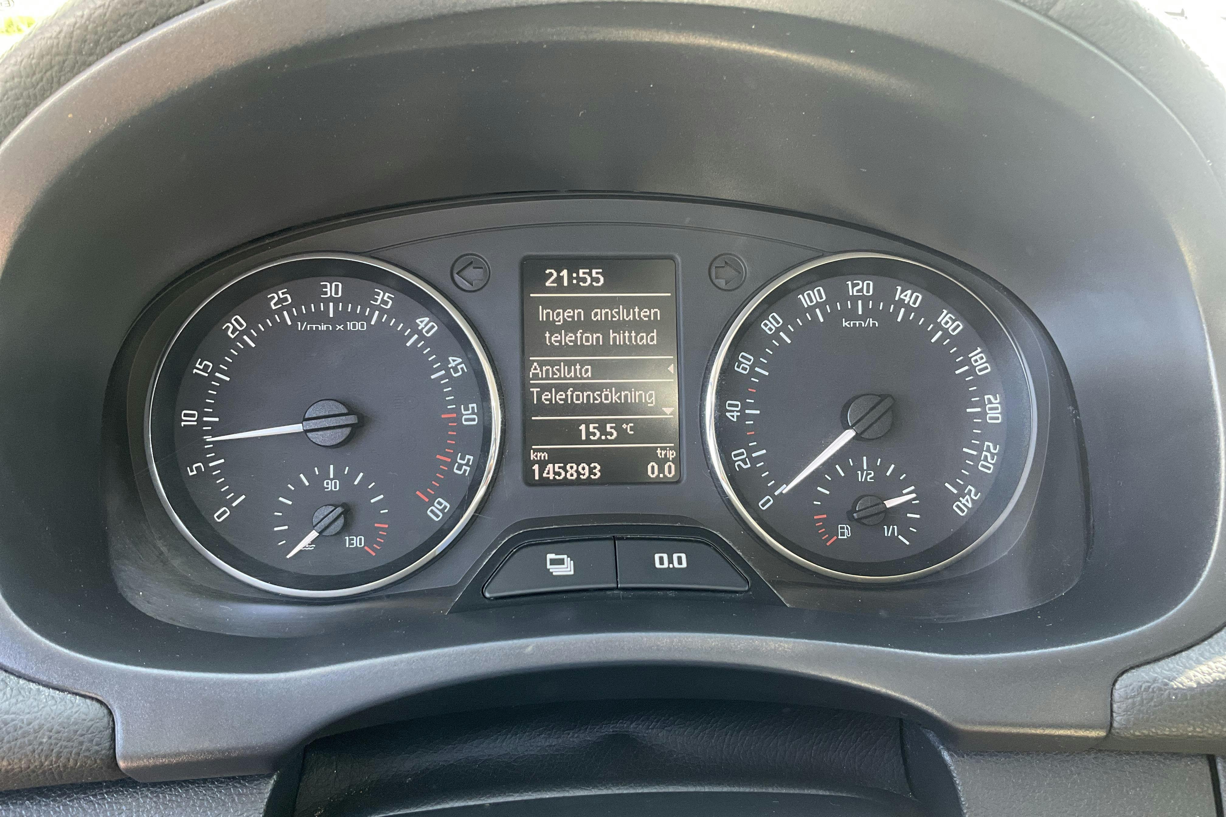 Skoda Fabia 1.6 TDI Combi (75hk) - 14 589 mil - Manuell - svart - 2012
