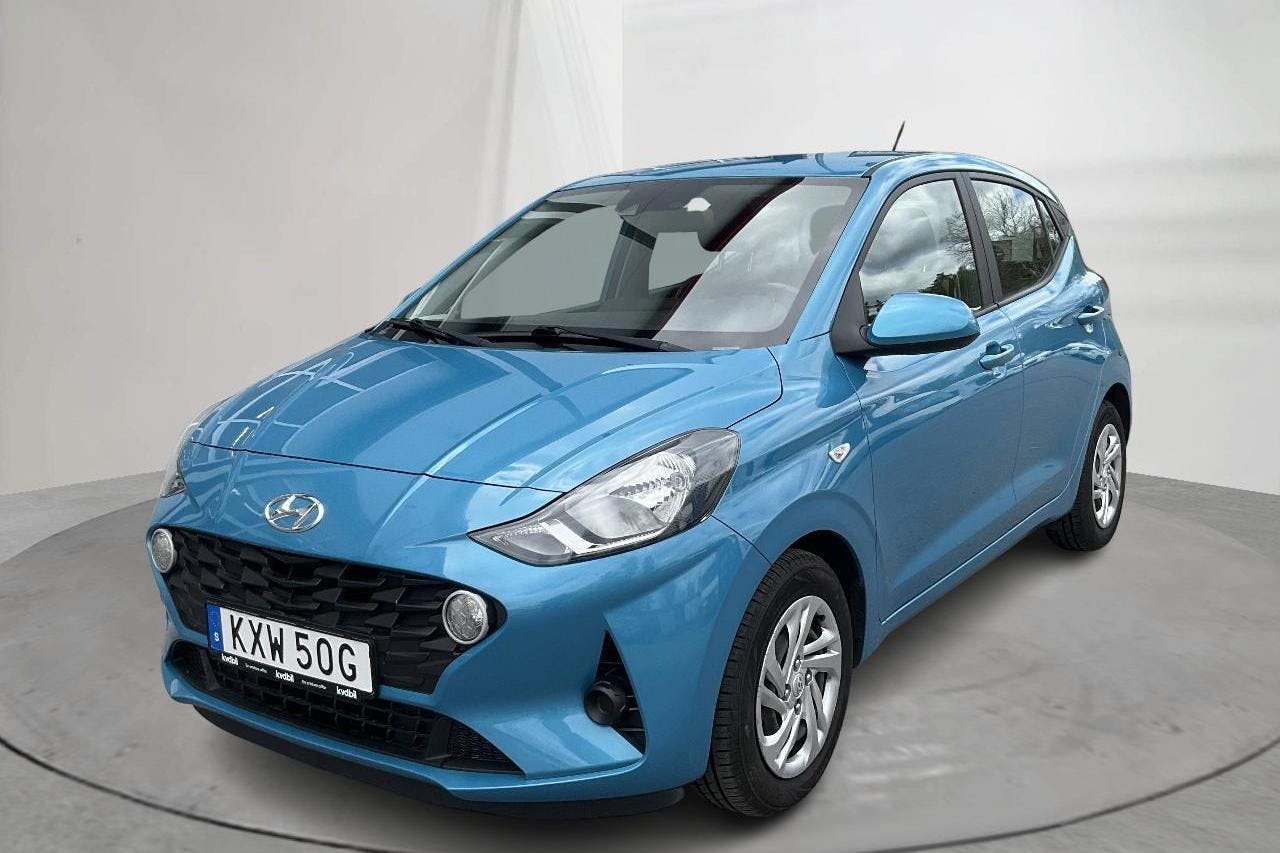 Hyundai i10 1.0 MPi (67hk) - 84 280 km - Manualna - niebieski - 2020