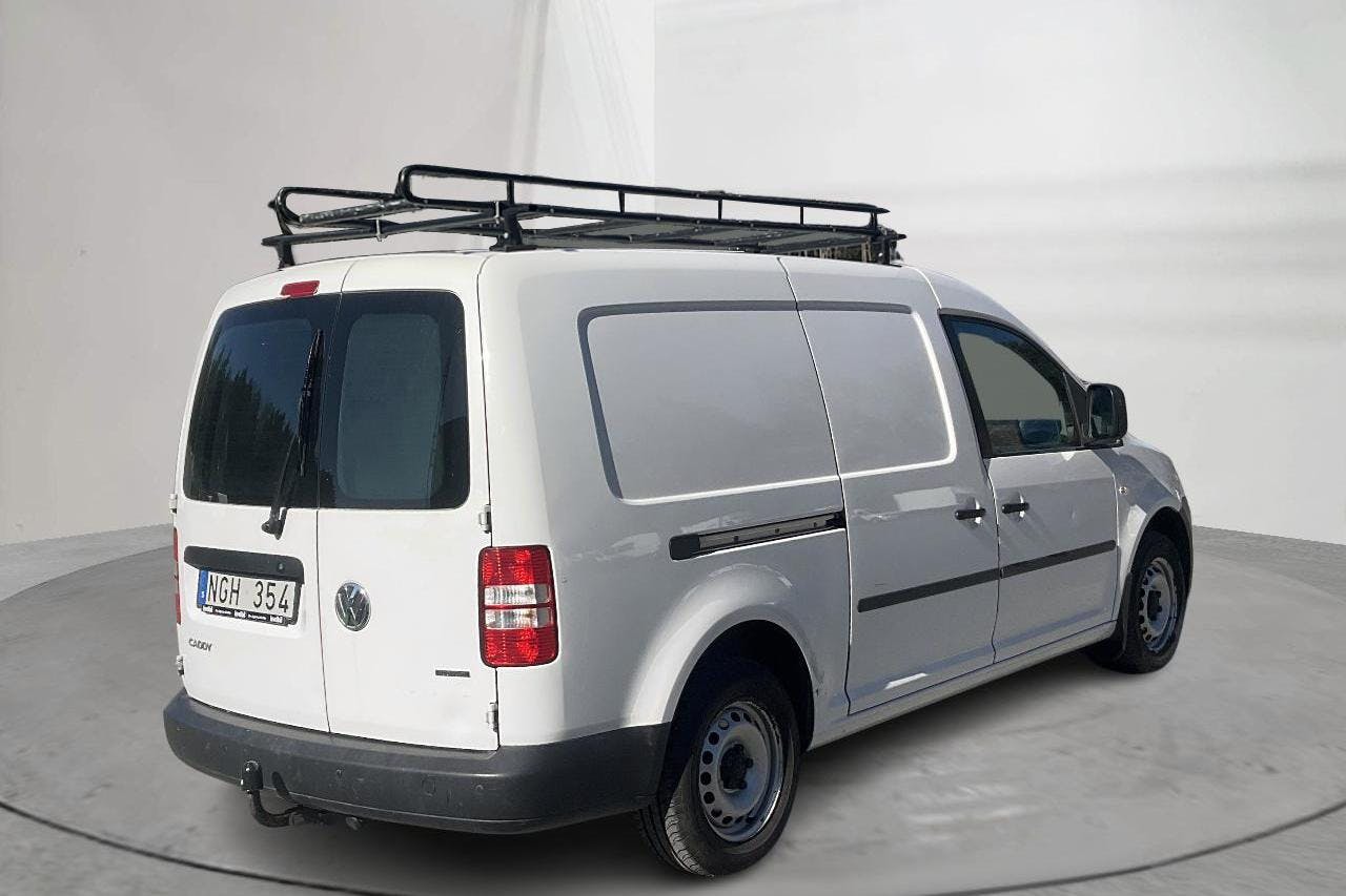VW Caddy 2.0 Ecofuel Maxi Skåp (109hk) - 5 887 mil - Manuell - vit - 2013