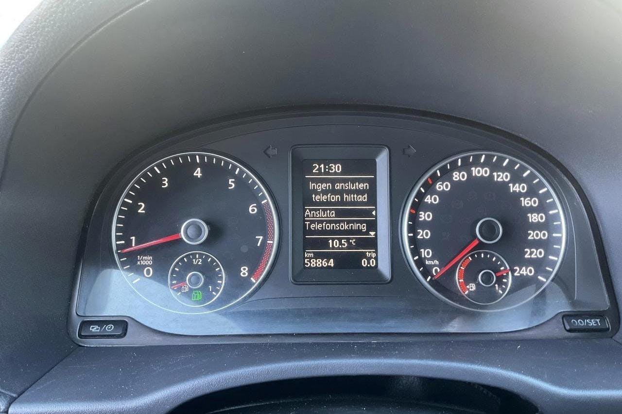 VW Caddy 2.0 Ecofuel Maxi Skåp (109hk) - 5 887 mil - Manuell - vit - 2013