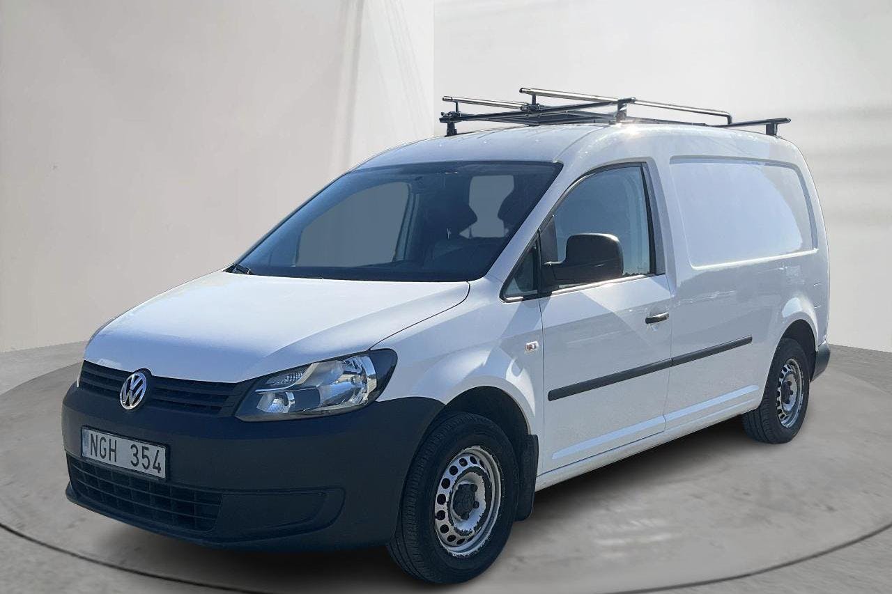 VW Caddy 2.0 Ecofuel Maxi Skåp (109hk) - 58 870 km - Manualna - biały - 2013