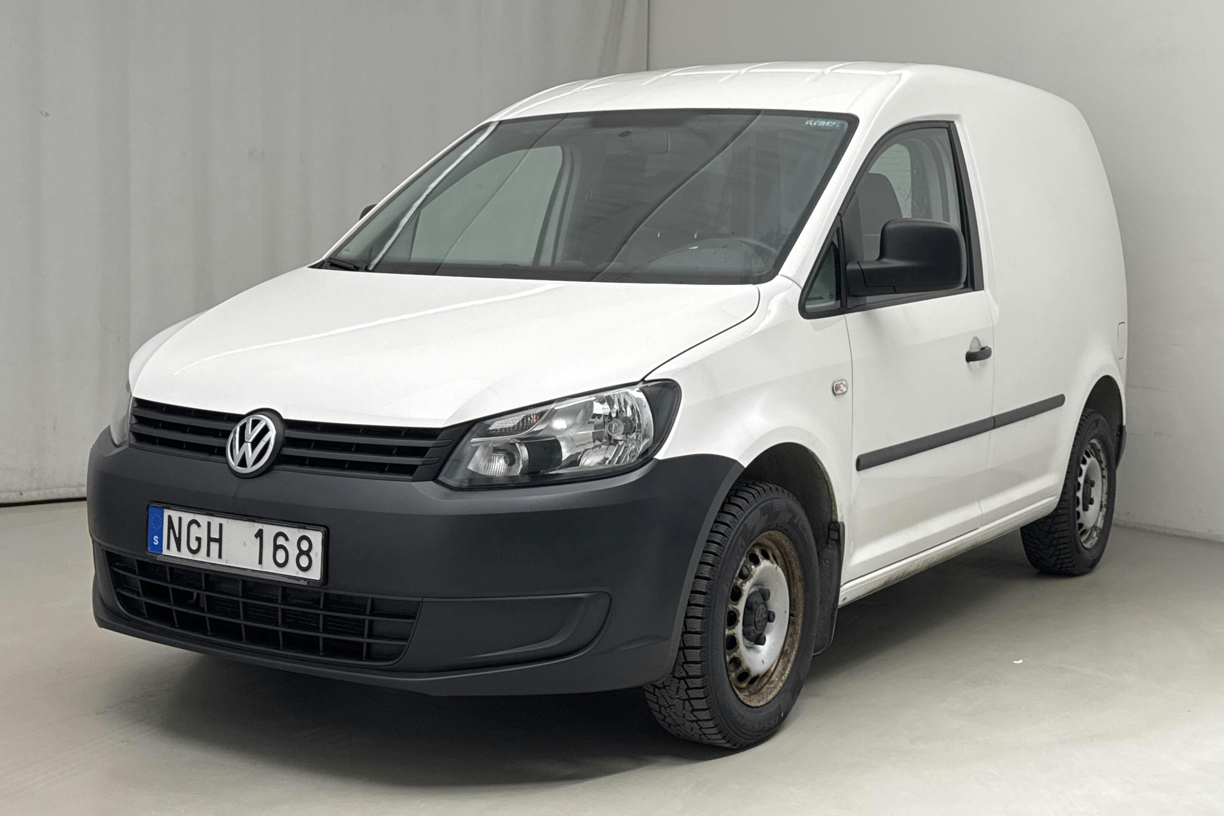 VW Caddy 2.0 Ecofuel Skåp (109hk) - 11 877 mil - Manuell - vit - 2013