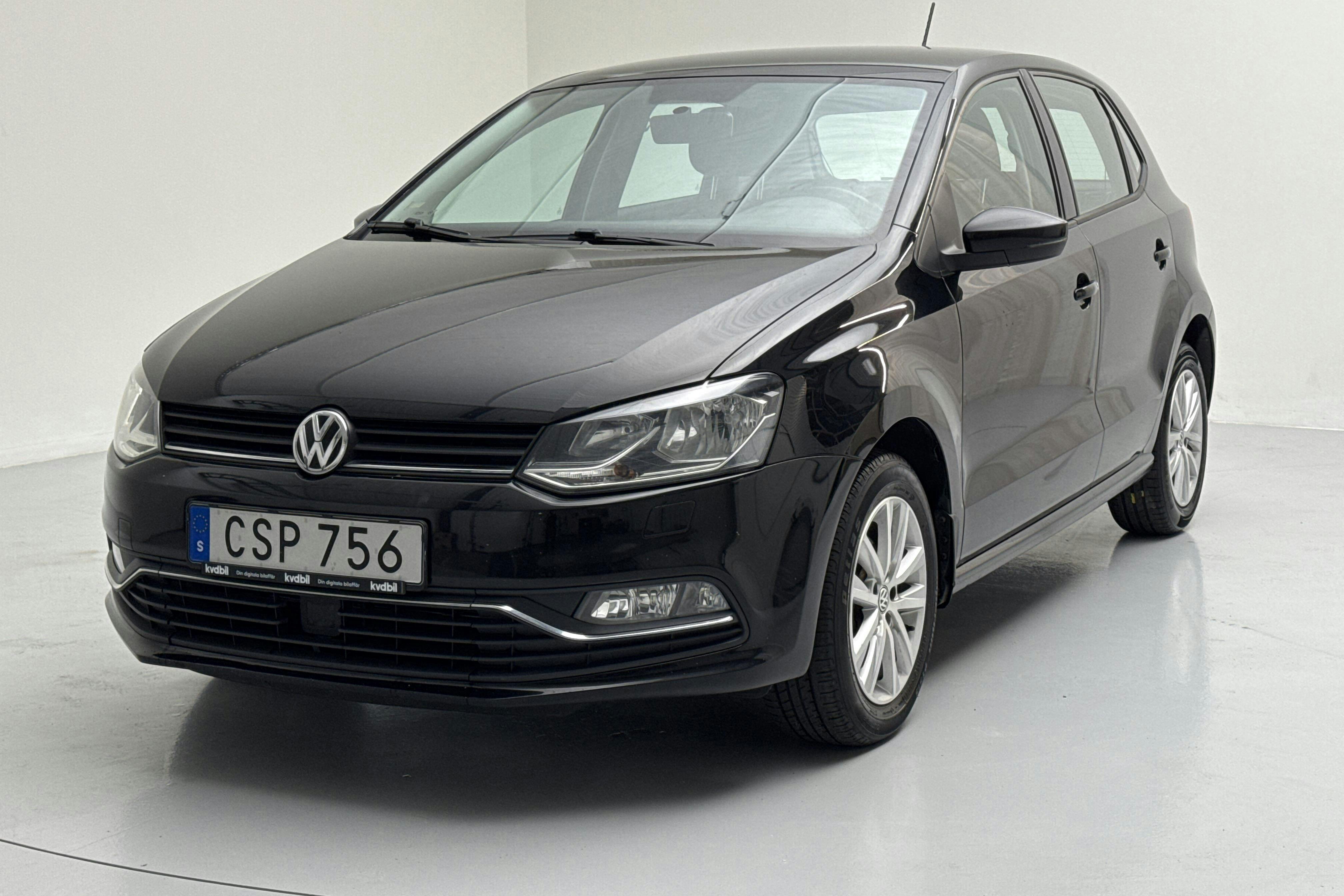 VW Polo 1.2 TSI 5dr (90hk) - 11 795 mil - Manuell - svart - 2015