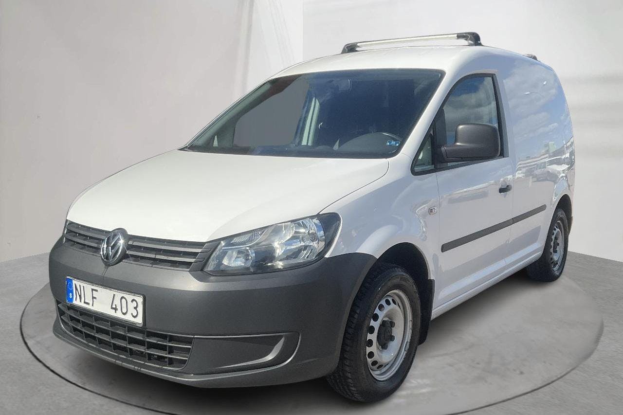 VW Caddy 1.6 TDI Skåp (75hk) - 9 335 mil - Manuell - vit - 2012