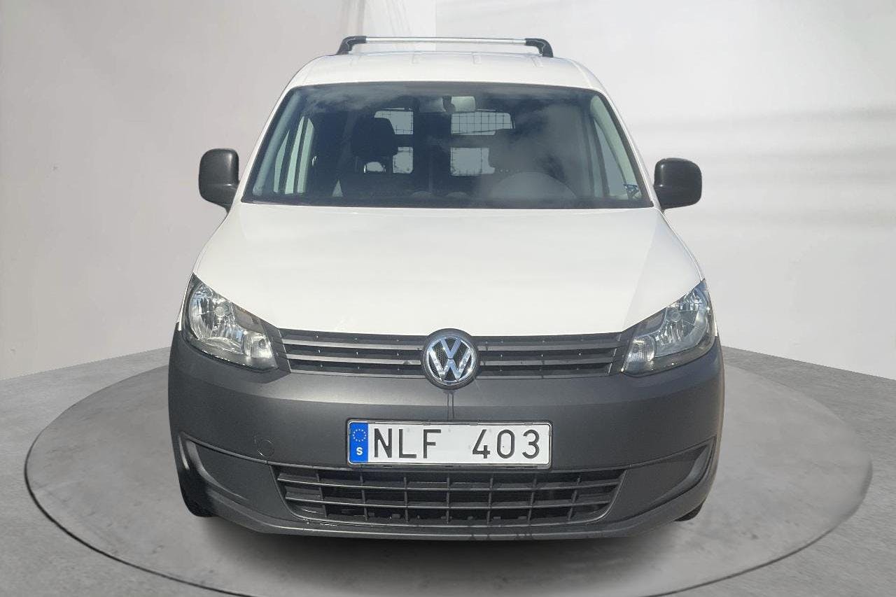 VW Caddy 1.6 TDI Skåp (75hk) - 9 335 mil - Manuell - vit - 2012