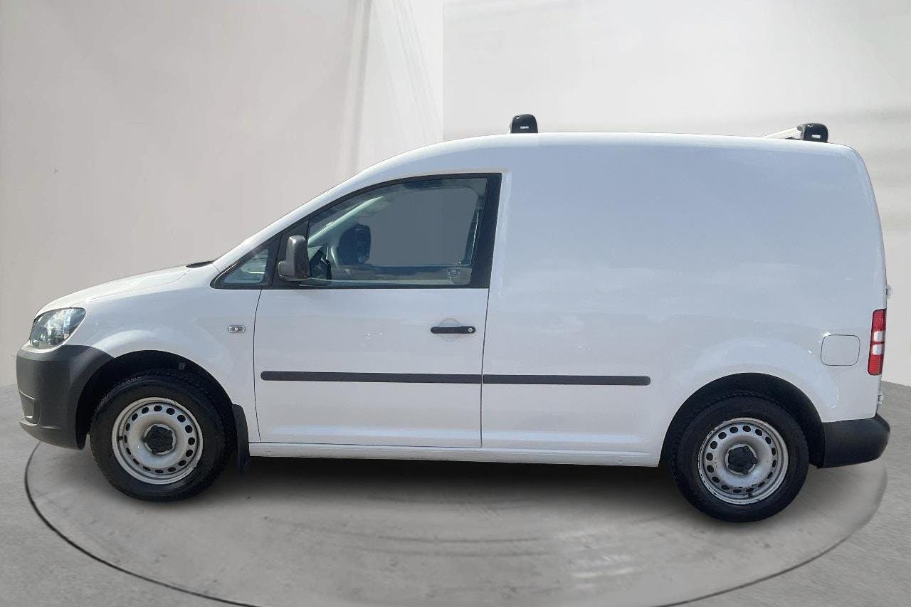 VW Caddy 1.6 TDI Skåp (75hk) - 9 335 mil - Manuell - vit - 2012