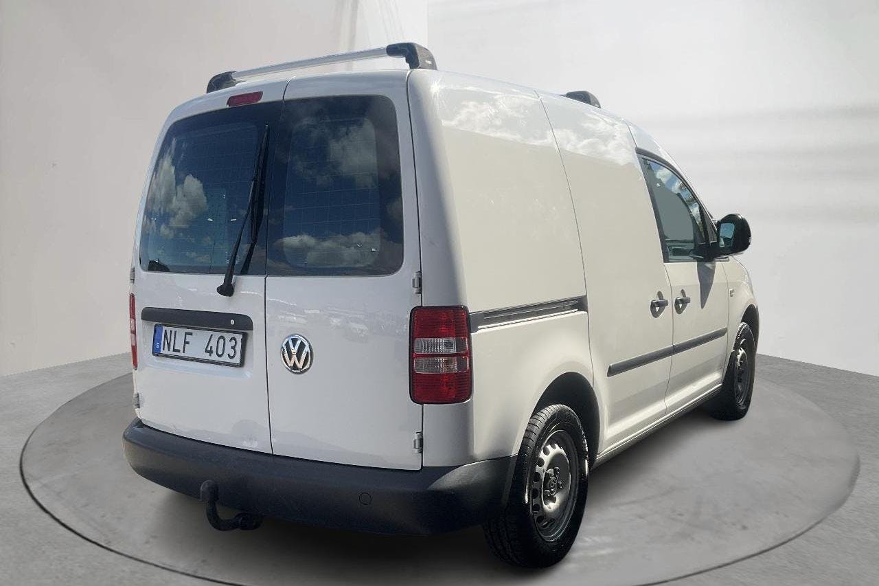 VW Caddy 1.6 TDI Skåp (75hk) - 9 335 mil - Manuell - vit - 2012