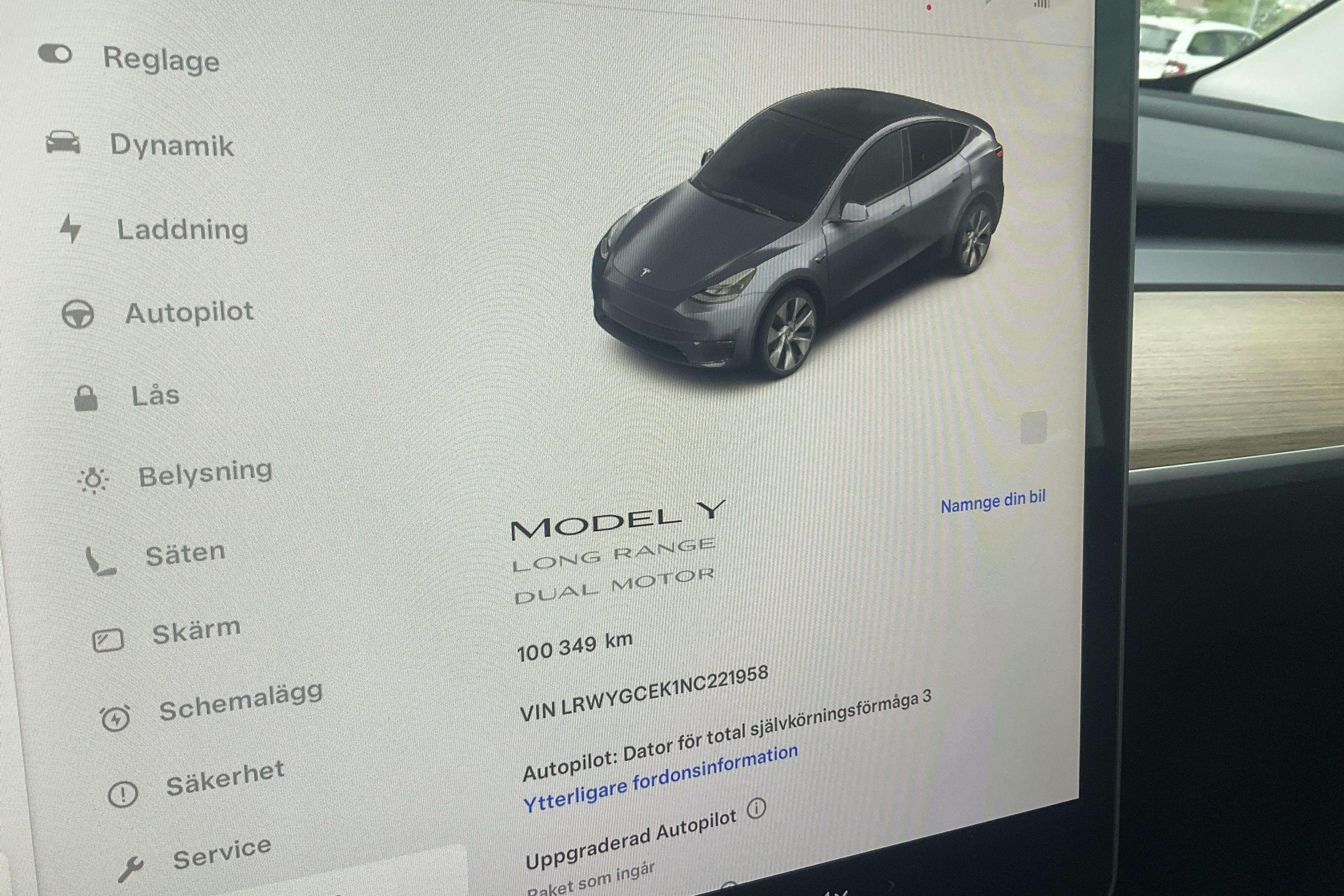 Tesla Model Y Long Range Dual Motor AWD - 10 034 mil - Automat - grå - 2022