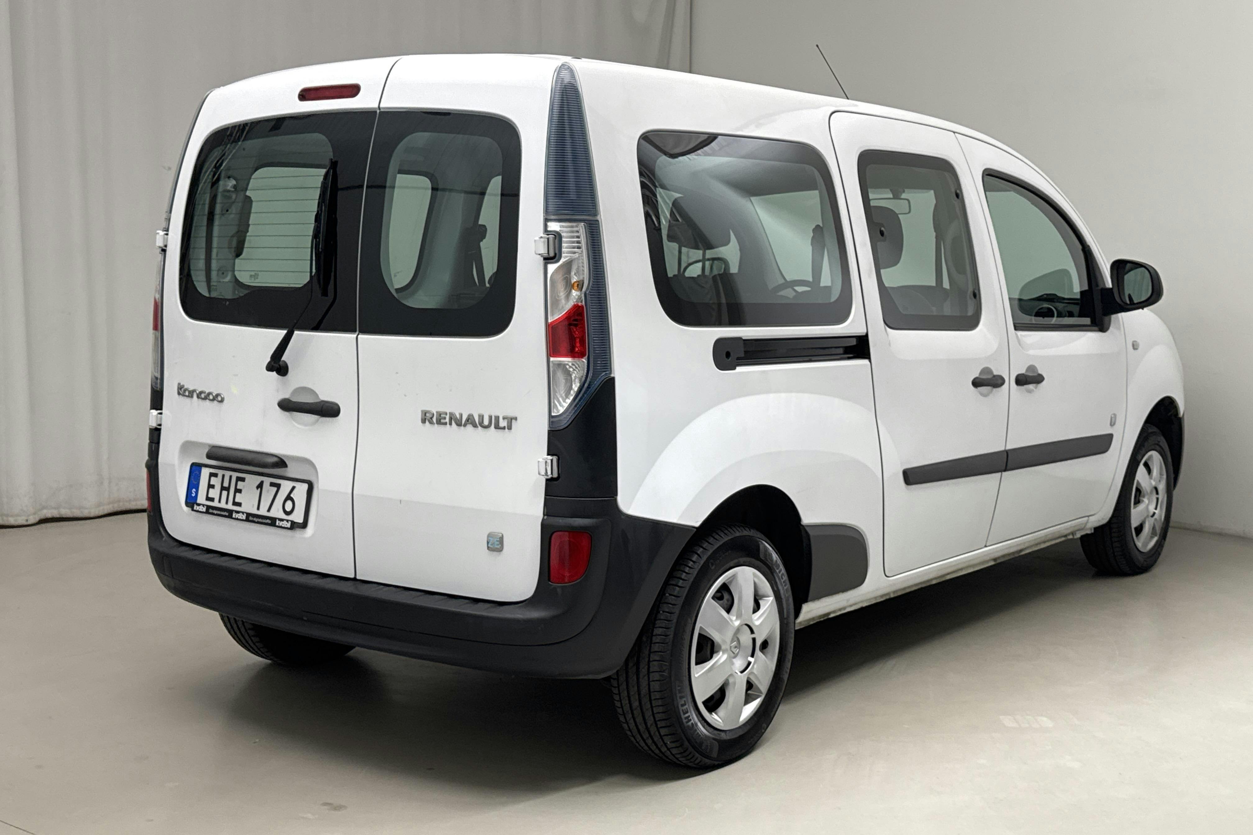 Renault Kangoo II Z.E. 22 kWh Maxi (60hk) - 2 823 mil - Automat - vit - 2014