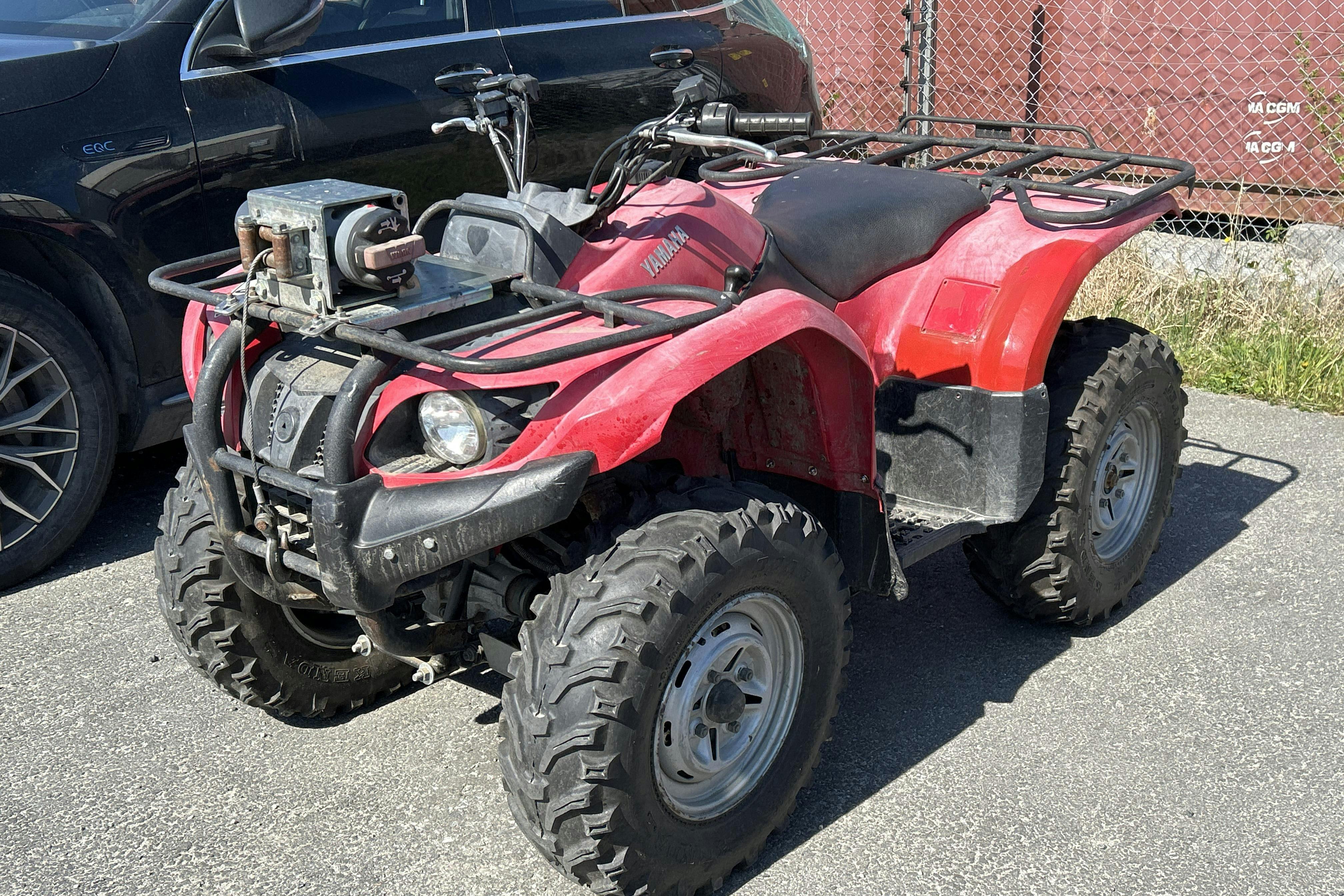 YAMAHA YFM450 ATV - 1 000 mil - Automat - röd - 2007