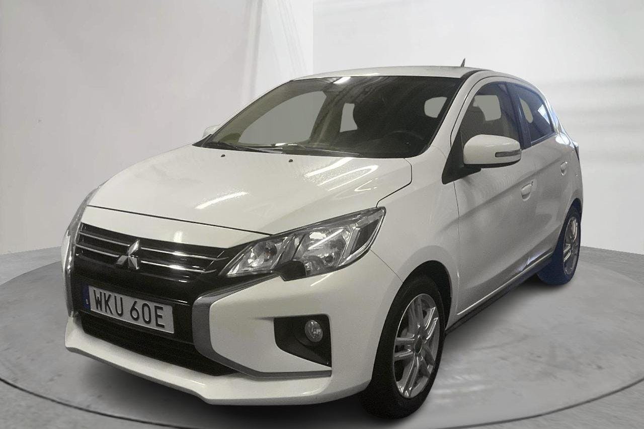 Mitsubishi Spacestar 1.2 (80hk) - 70 300 km - Manualna - biały - 2022